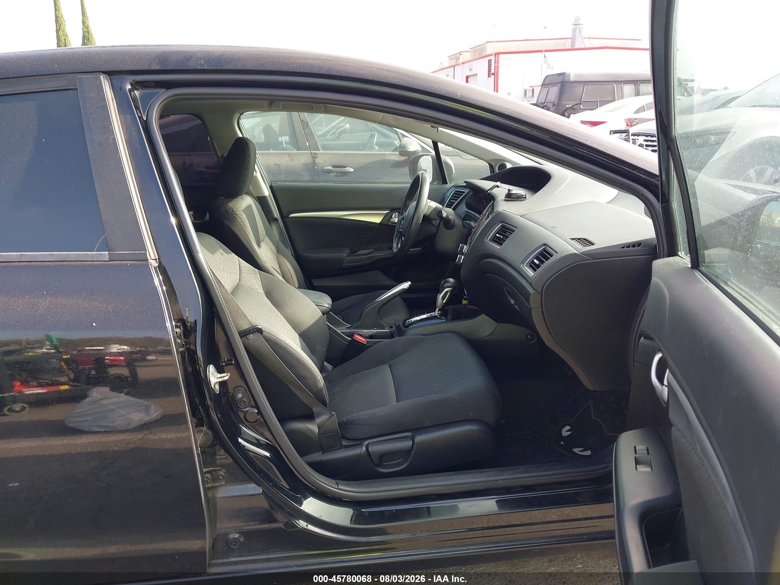 2015 Honda Civic Ex Black vin: 19XFB2F8XFE237544