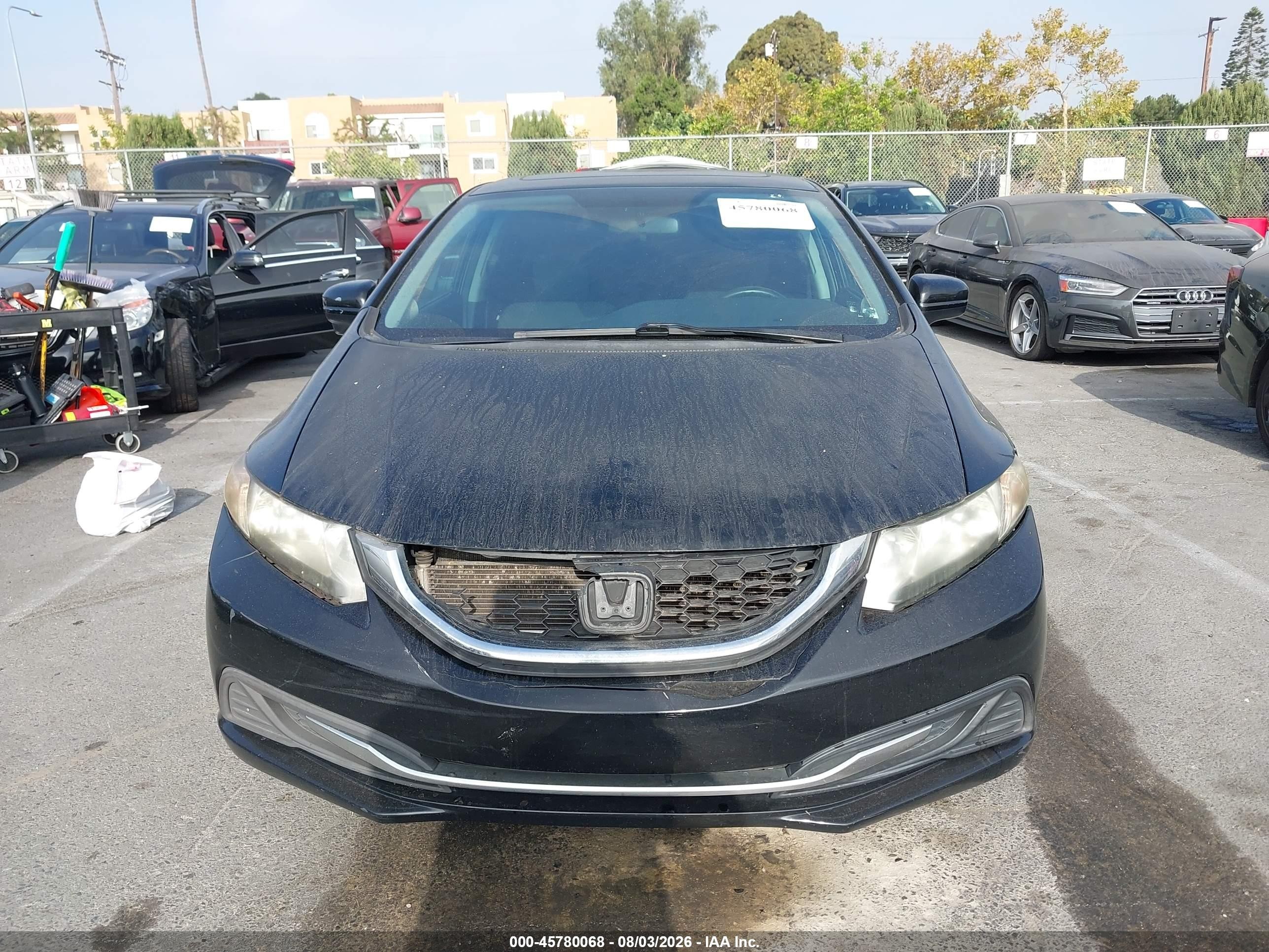 2015 Honda Civic Ex Black vin: 19XFB2F8XFE237544