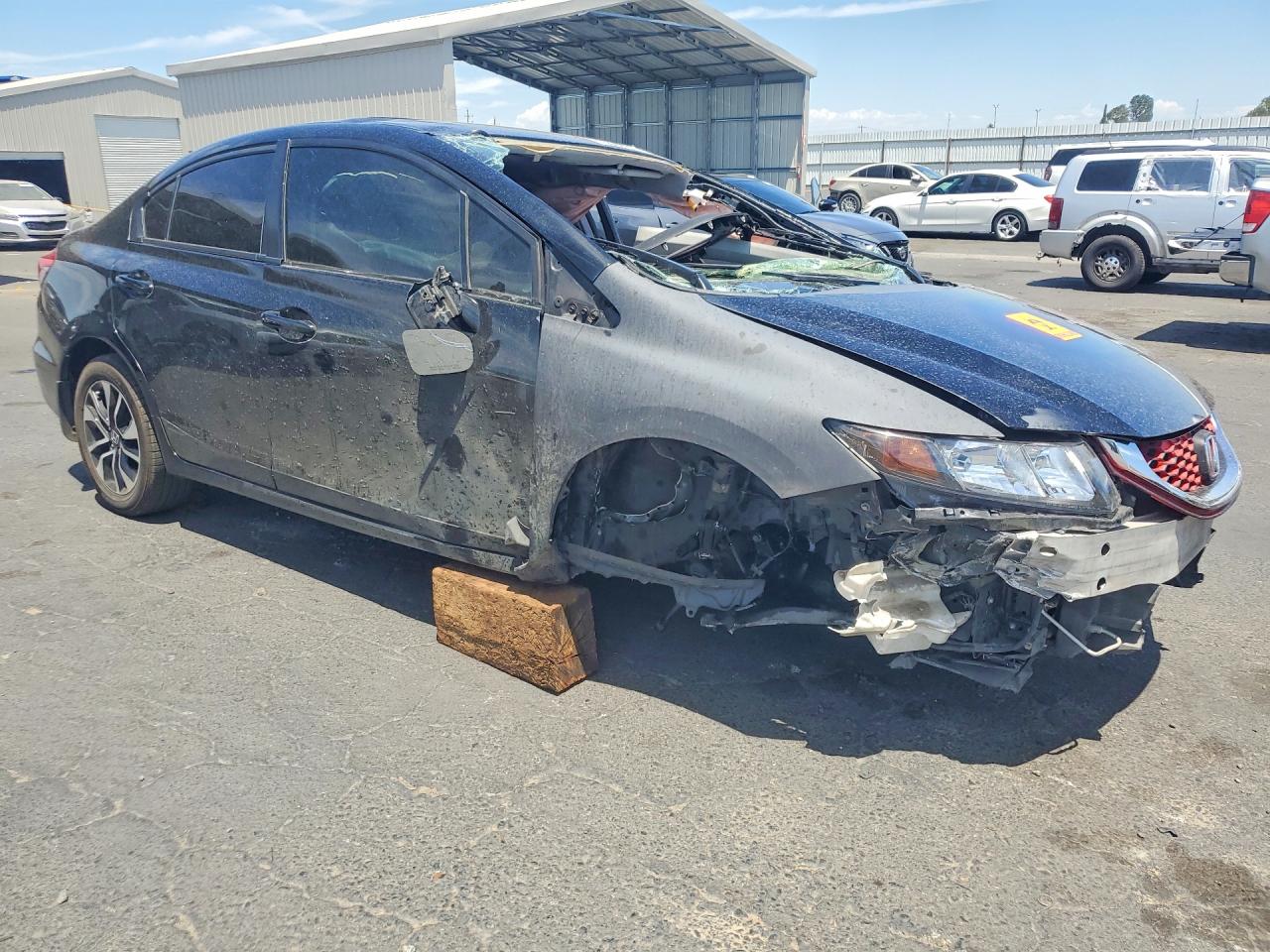 2015 Honda Civic Ex Black vin: 19XFB2F8XFE244459