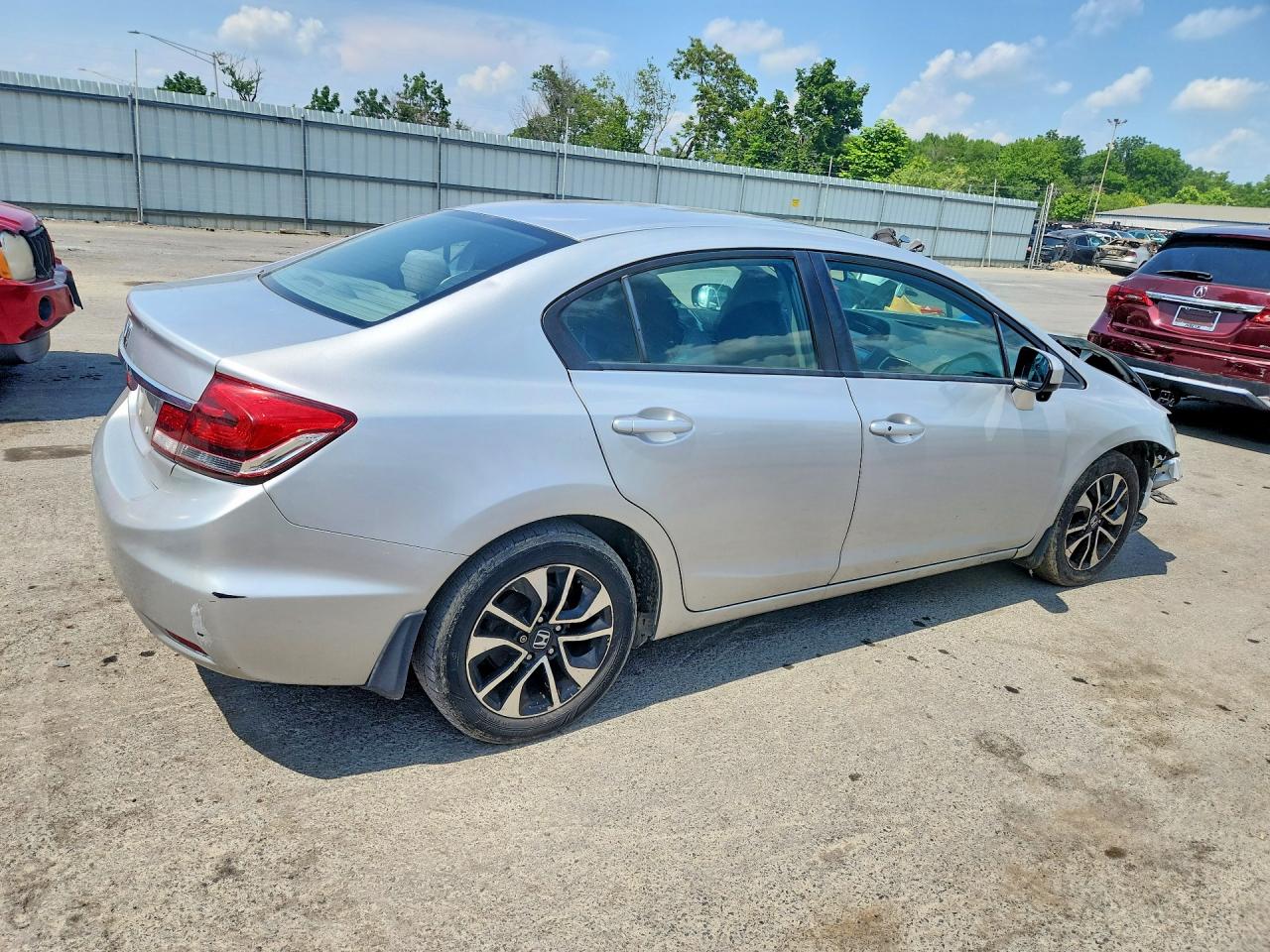 2015 Honda Civic Ex Silver vin: 19XFB2F8XFE248429