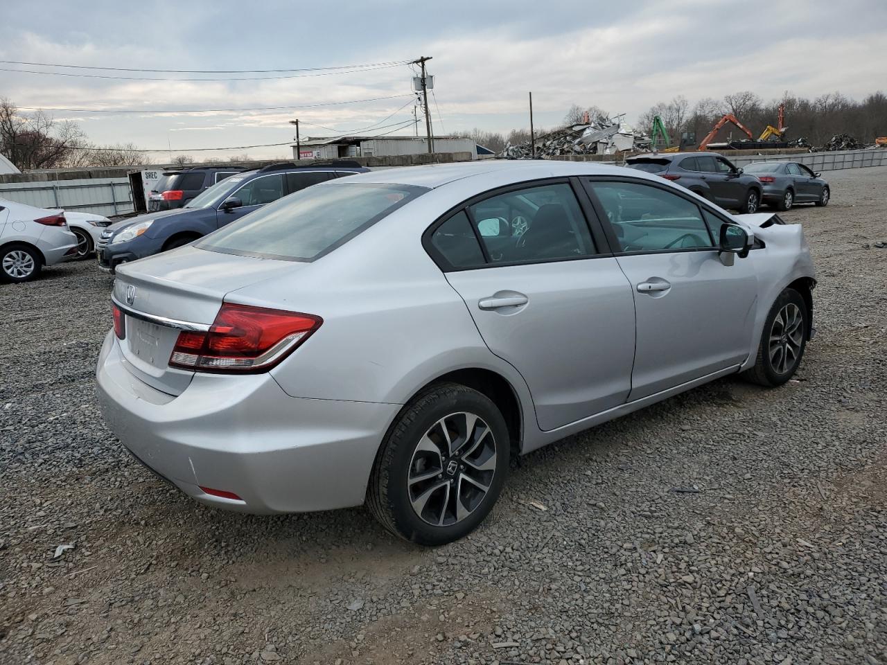 2015 Honda Civic Ex Серебряный vin: 19XFB2F8XFE257096
