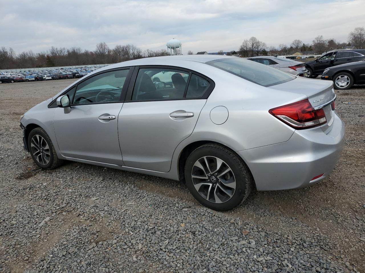 2015 Honda Civic Ex Серебряный vin: 19XFB2F8XFE257096