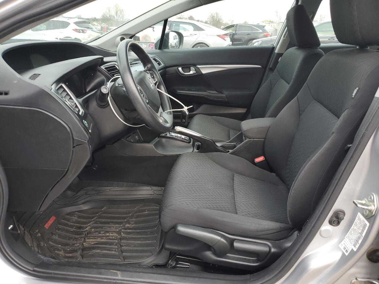 2015 Honda Civic Ex Серебряный vin: 19XFB2F8XFE257096
