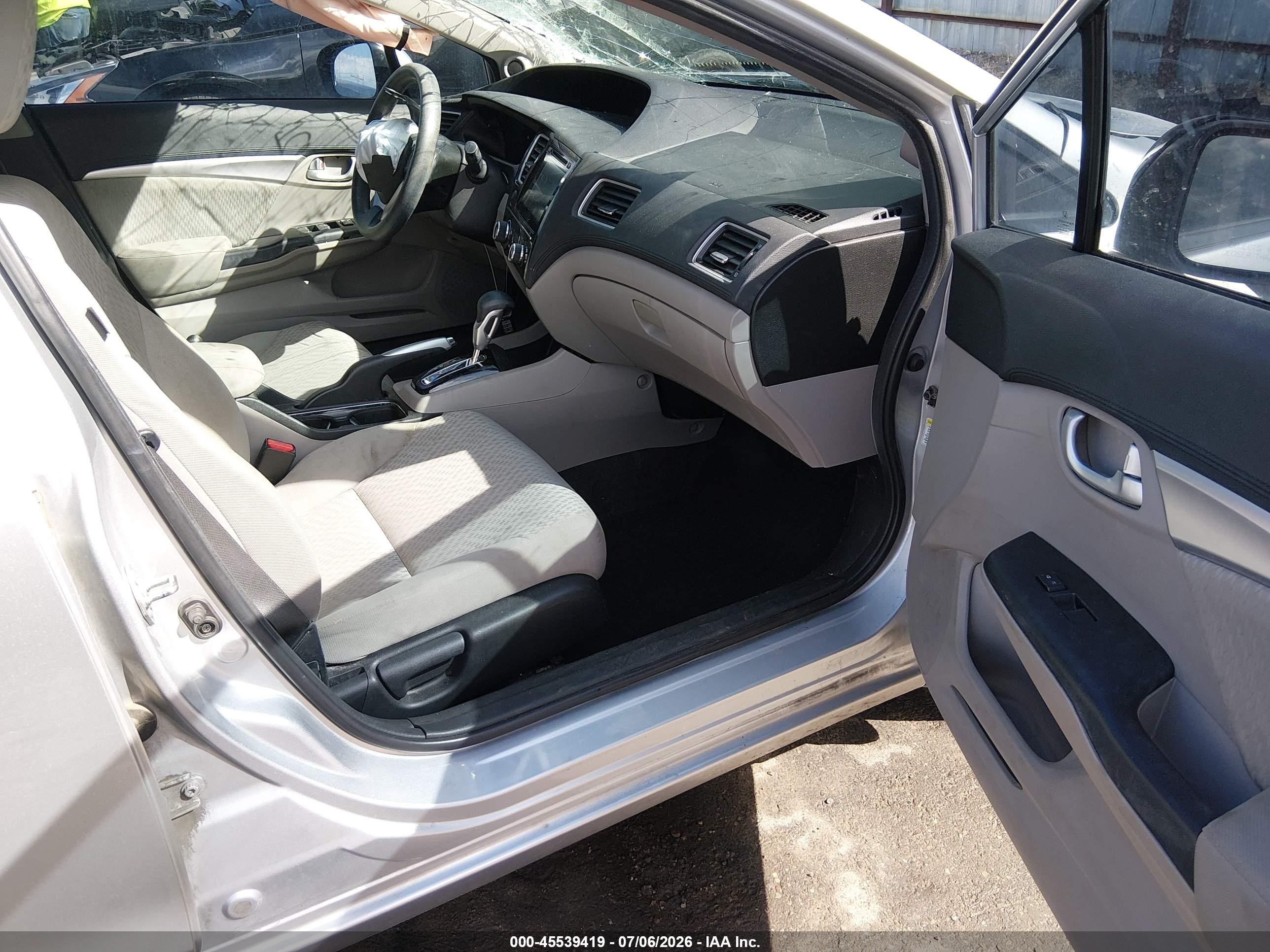 2015 Honda Civic Ex Silver vin: 19XFB2F8XFE279762