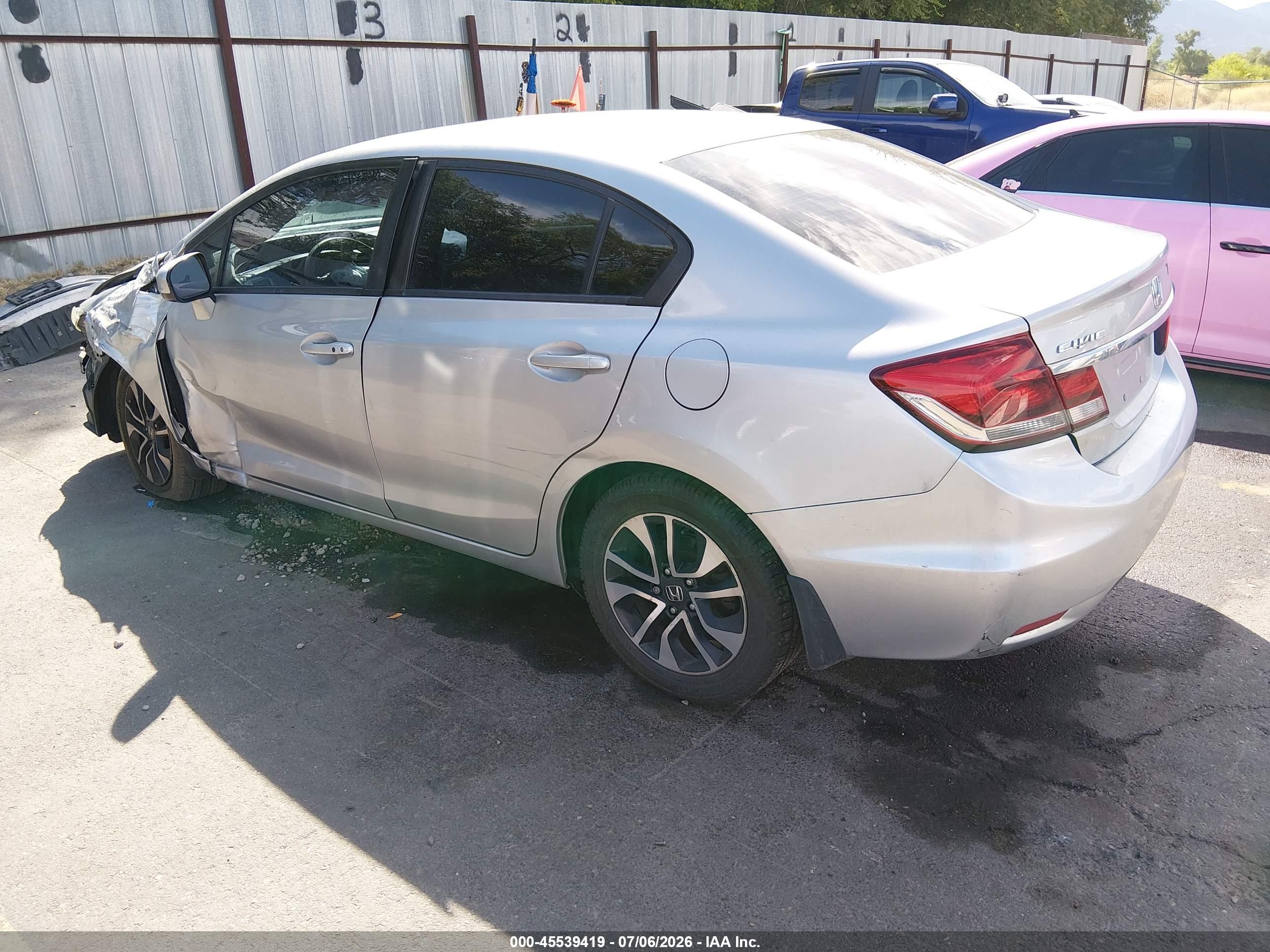 2015 Honda Civic Ex Silver vin: 19XFB2F8XFE279762