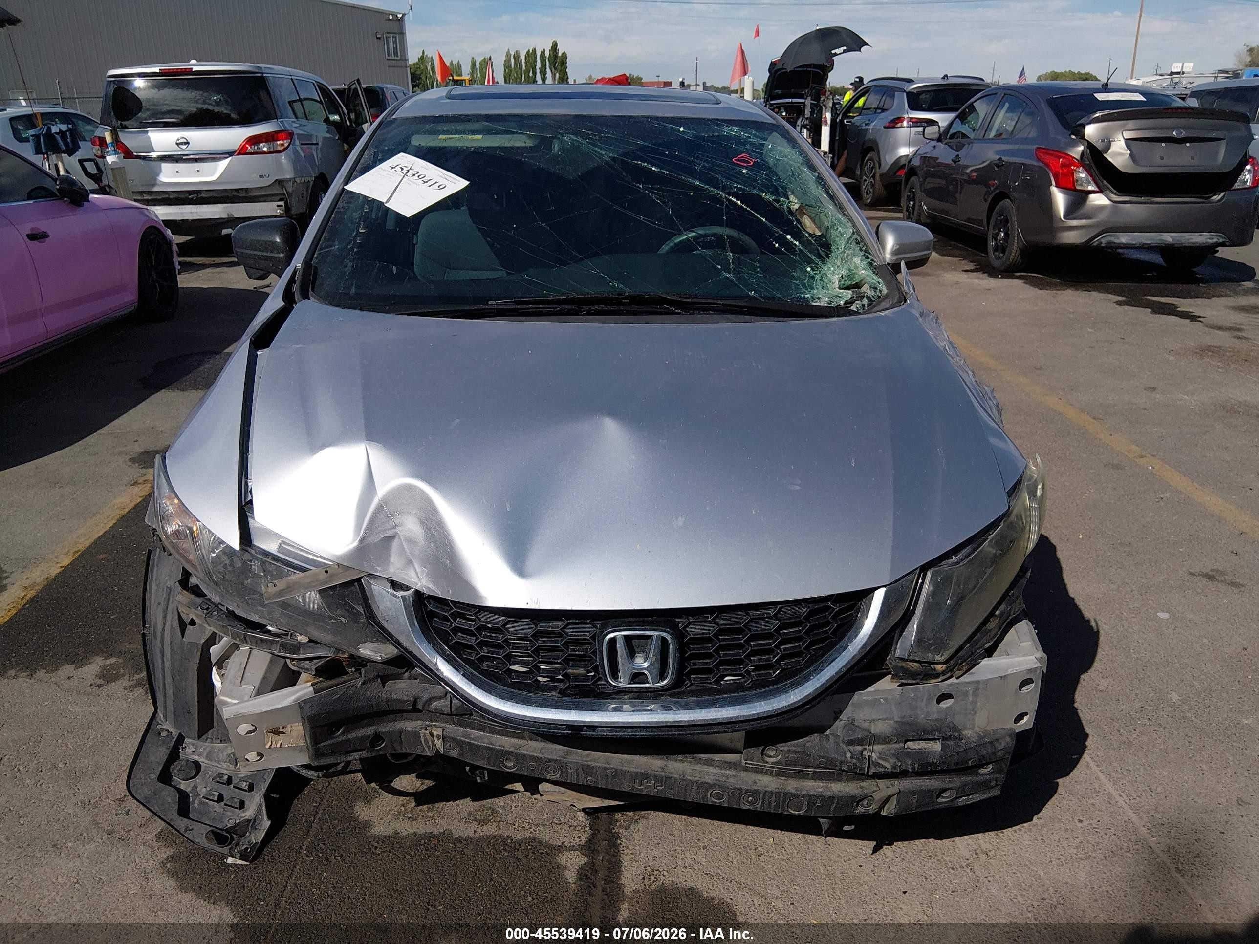 2015 Honda Civic Ex Silver vin: 19XFB2F8XFE279762