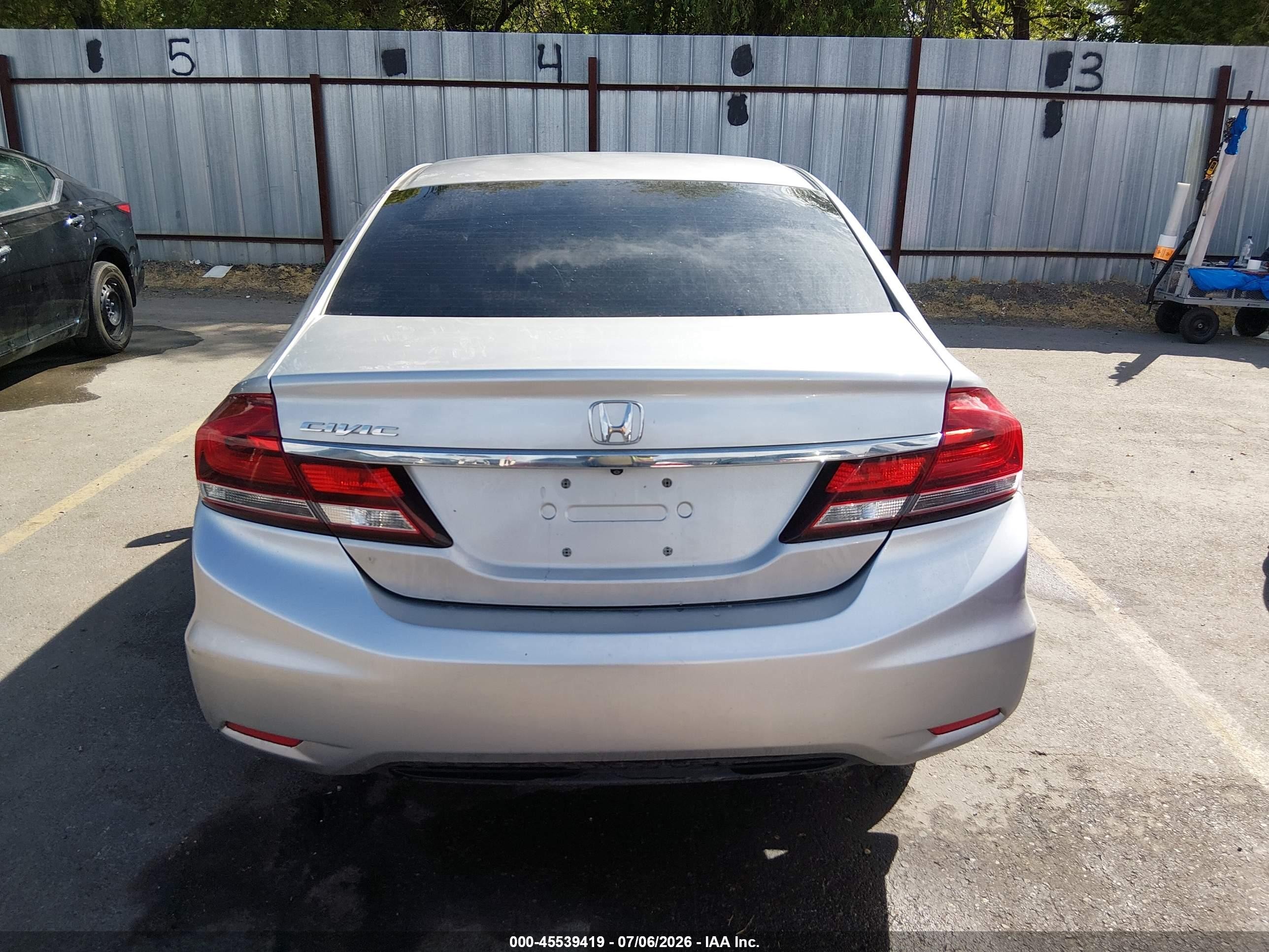 2015 Honda Civic Ex Silver vin: 19XFB2F8XFE279762