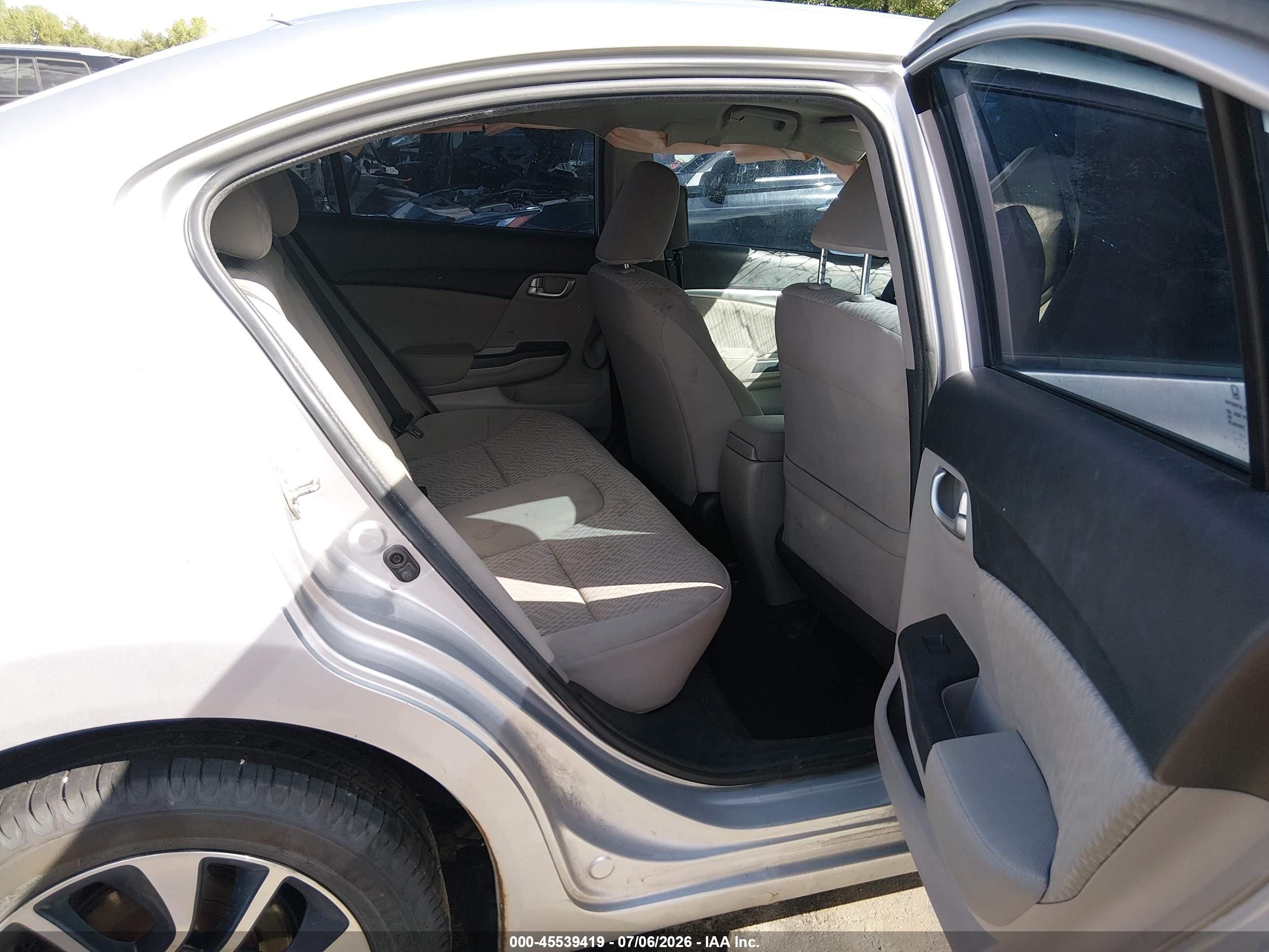 2015 Honda Civic Ex Silver vin: 19XFB2F8XFE279762