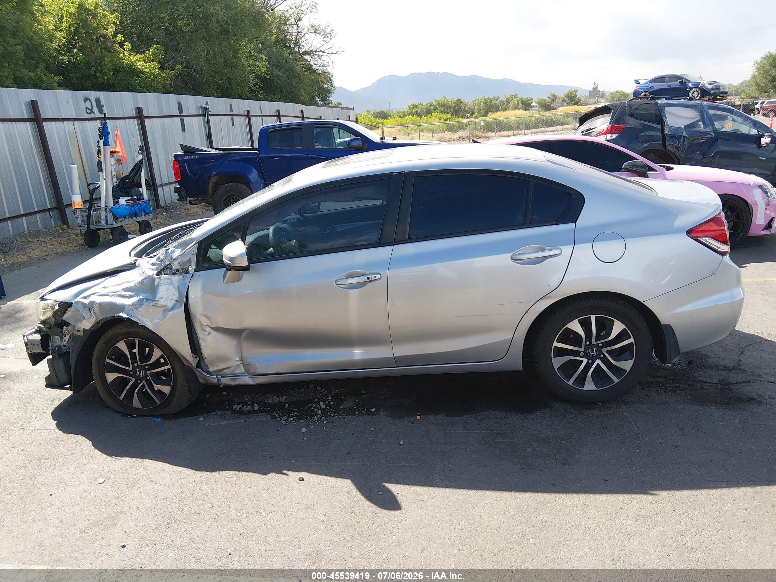 2015 Honda Civic Ex Silver vin: 19XFB2F8XFE279762
