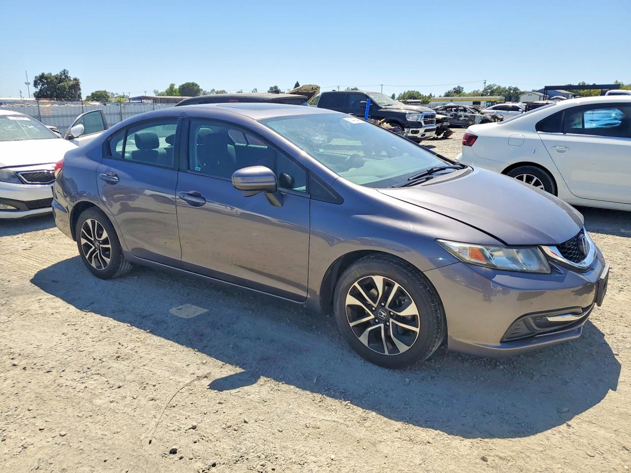 2015 Honda Civic Ex Gray vin: 19XFB2F8XFE291894