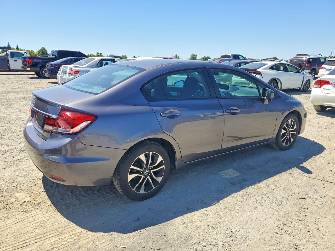 2015 Honda Civic Ex Gray vin: 19XFB2F8XFE291894