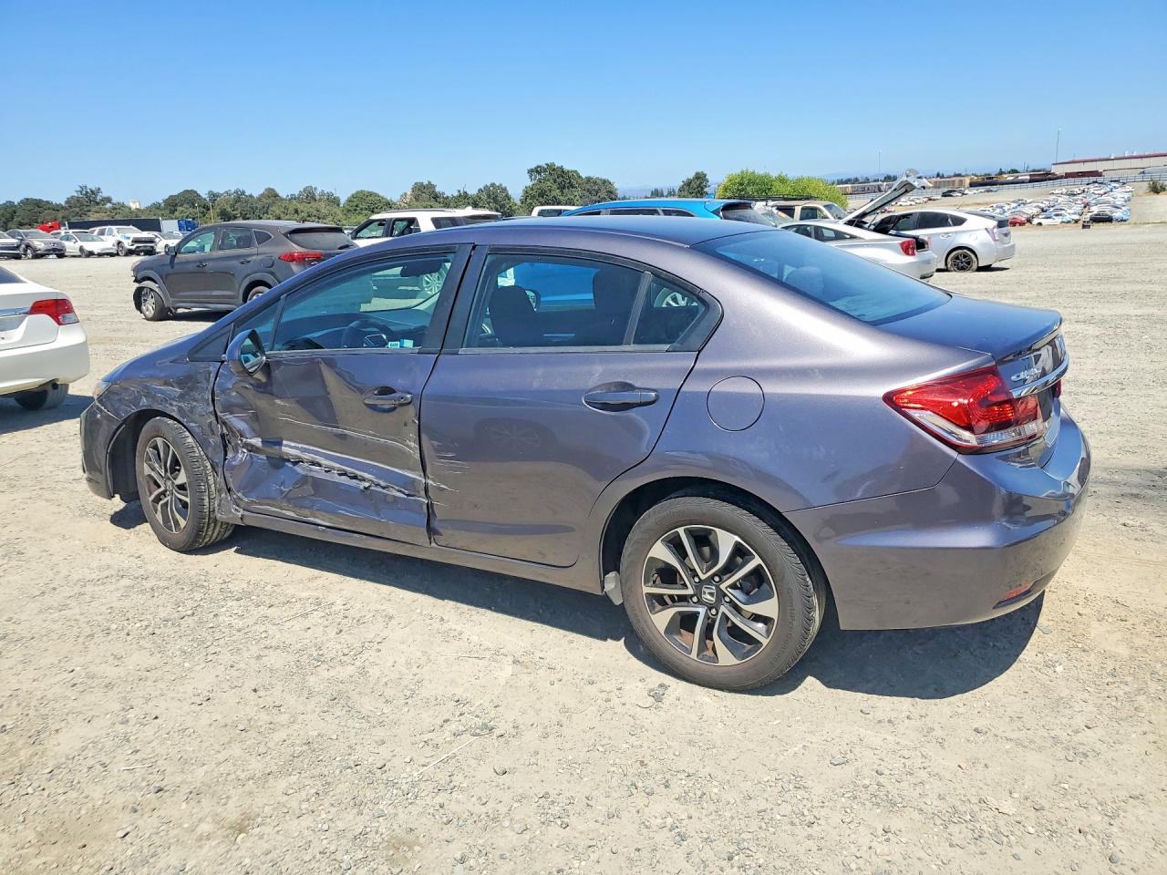 2015 Honda Civic Ex Gray vin: 19XFB2F8XFE291894