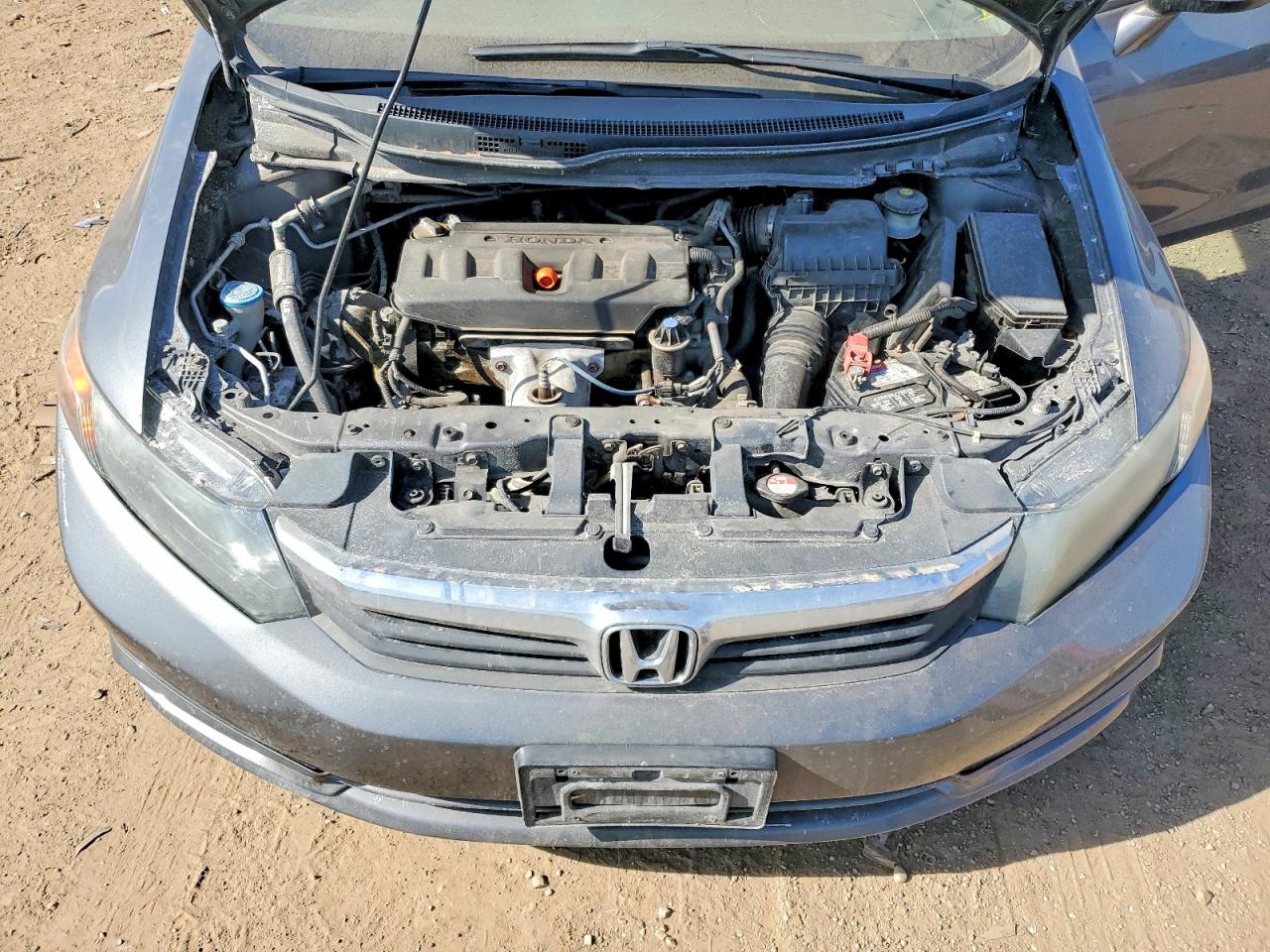 2012 Honda Civic Exl Gray vin: 19XFB2F90CE032111