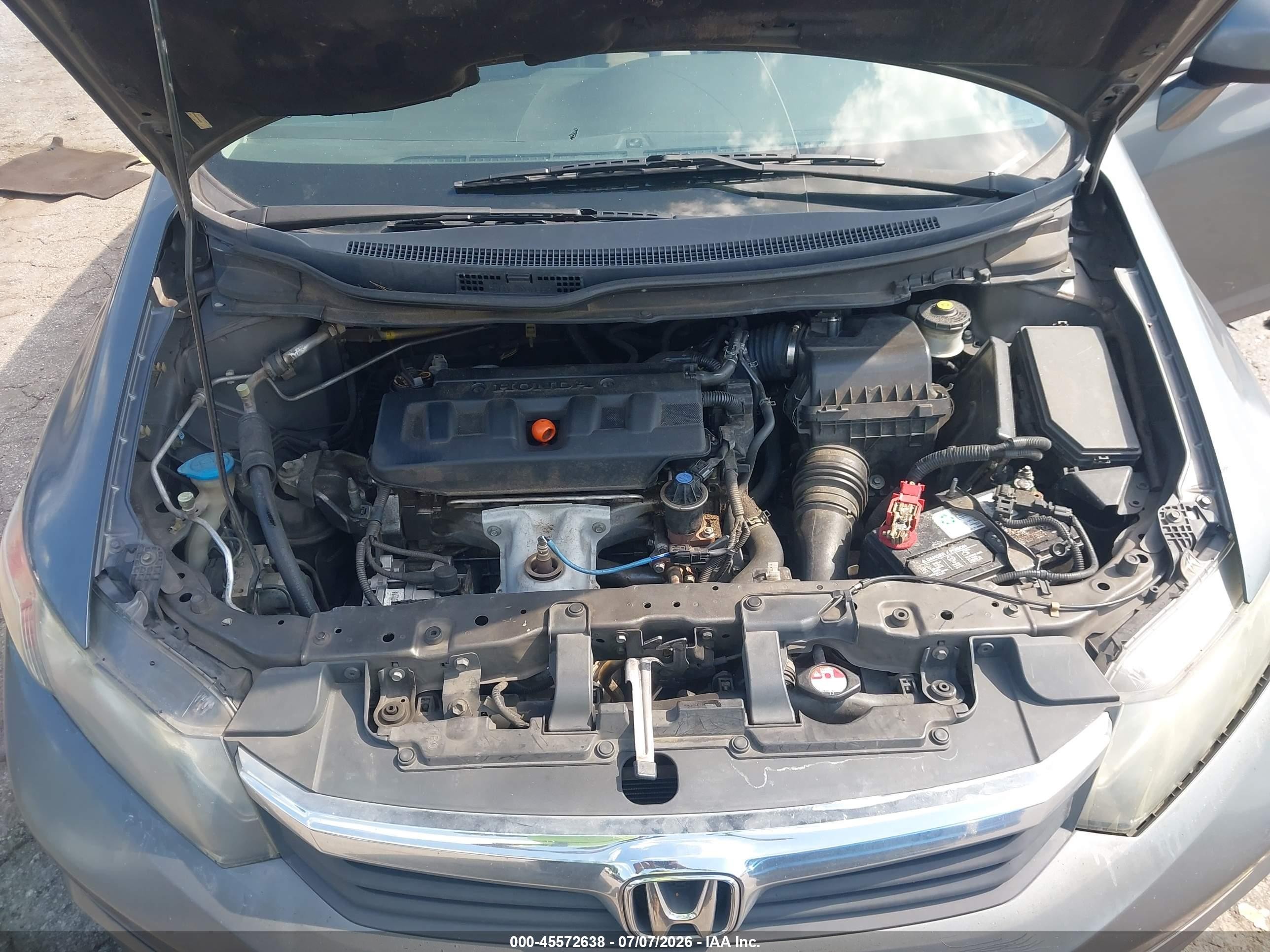 2012 Honda Civic Ex-l Gray vin: 19XFB2F90CE040239