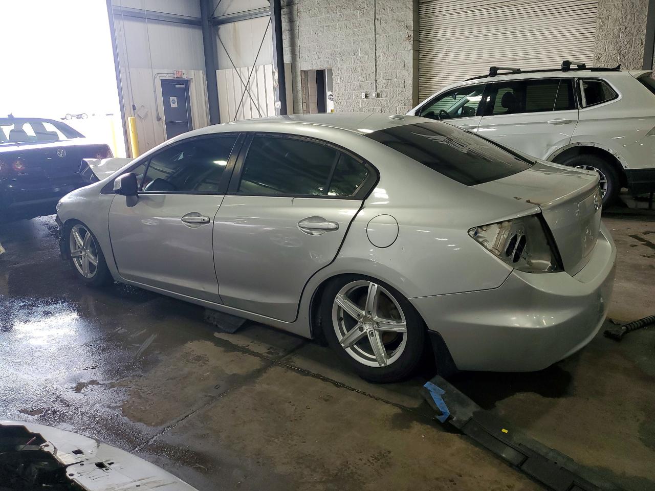 2012 Honda Civic Exl Silver vin: 19XFB2F90CE329881