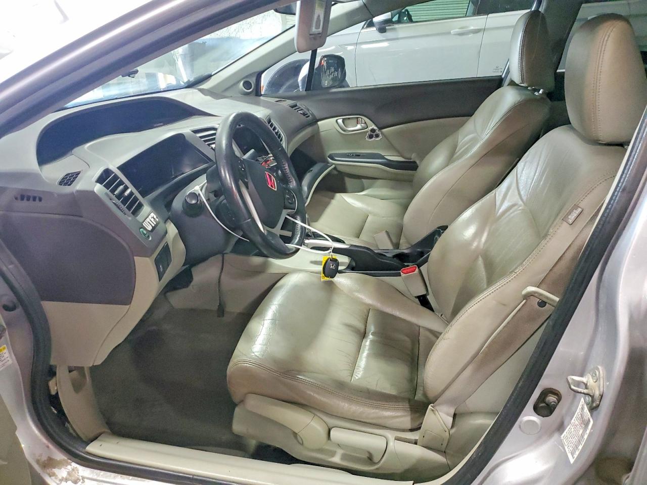 2012 Honda Civic Exl Silver vin: 19XFB2F90CE329881