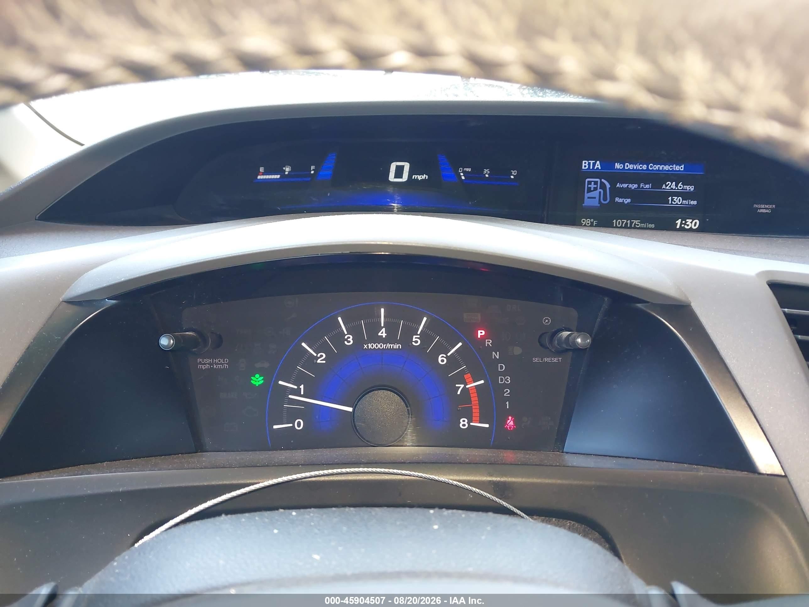 2012 Honda Civic Ex-l Gray vin: 19XFB2F90CE358510