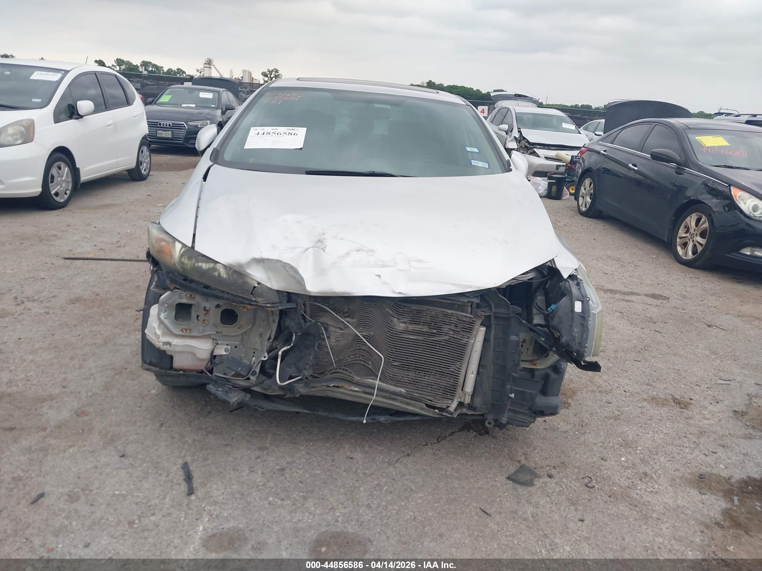 2013 Honda Civic Ex-l Silver vin: 19XFB2F90DE045894