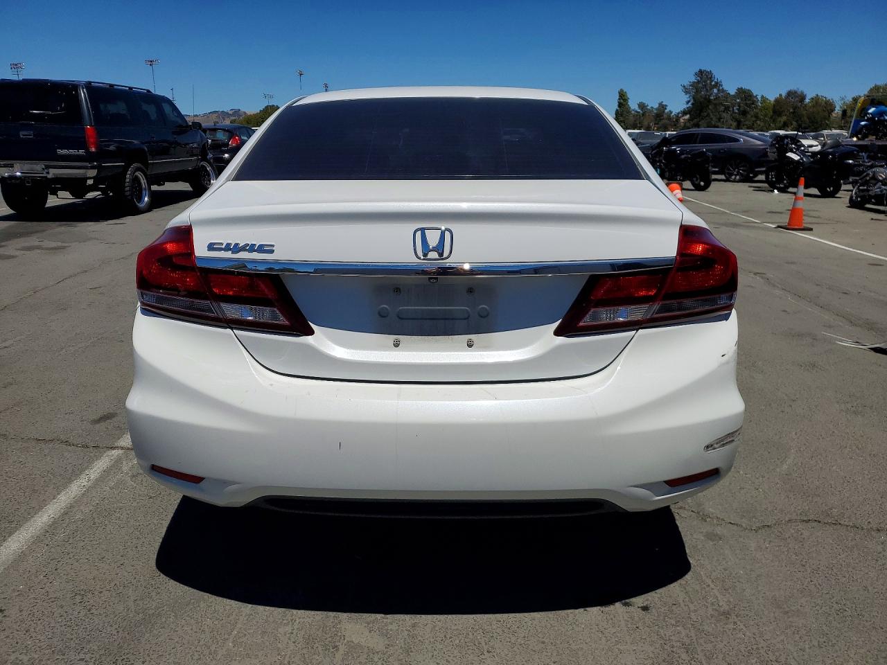 2013 Honda Civic Exl White vin: 19XFB2F90DE272468