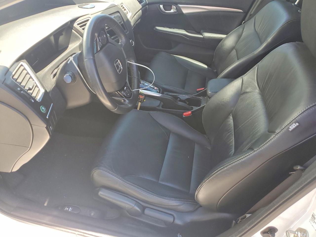 2013 Honda Civic Exl White vin: 19XFB2F90DE272468