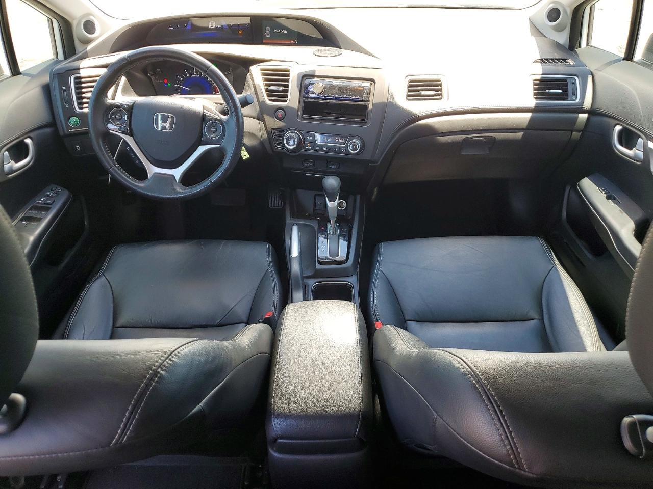 2013 Honda Civic Exl White vin: 19XFB2F90DE272468