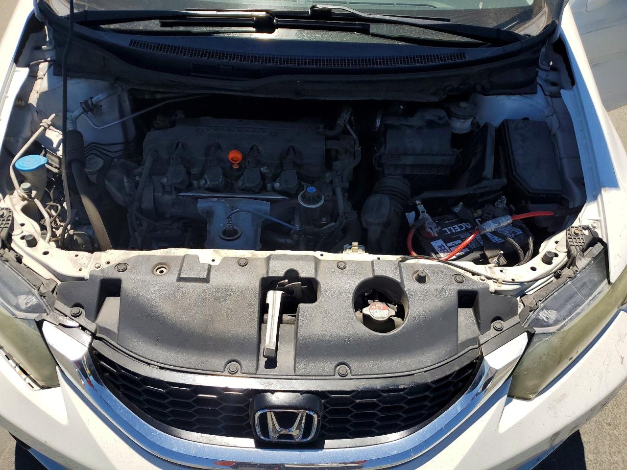 2013 Honda Civic Exl White vin: 19XFB2F90DE272468