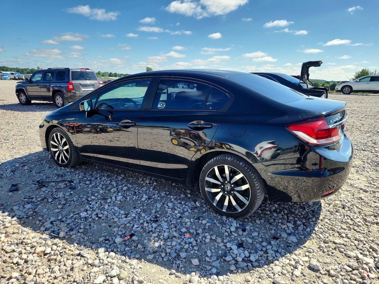 2014 Honda Civic Exl Black vin: 19XFB2F90EE048652