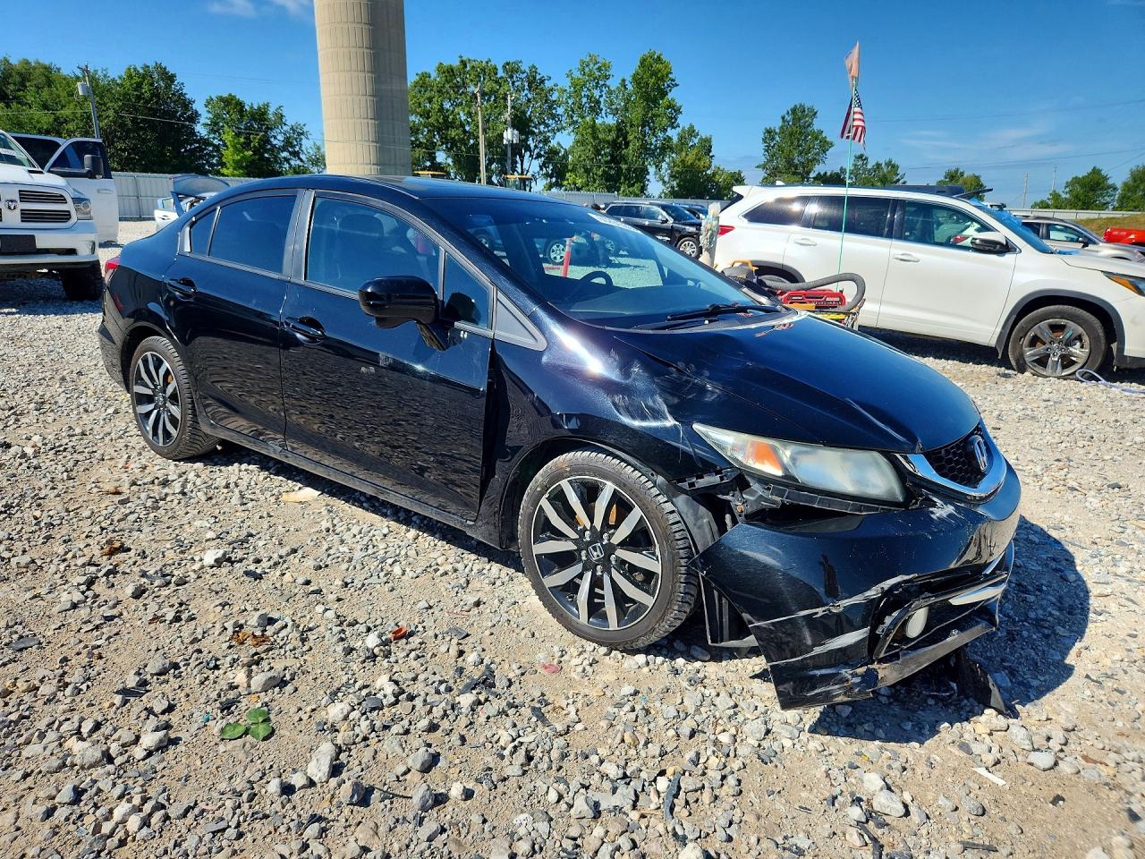 2014 Honda Civic Exl Black vin: 19XFB2F90EE048652