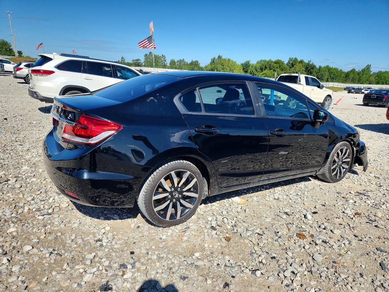 2014 Honda Civic Exl Black vin: 19XFB2F90EE048652
