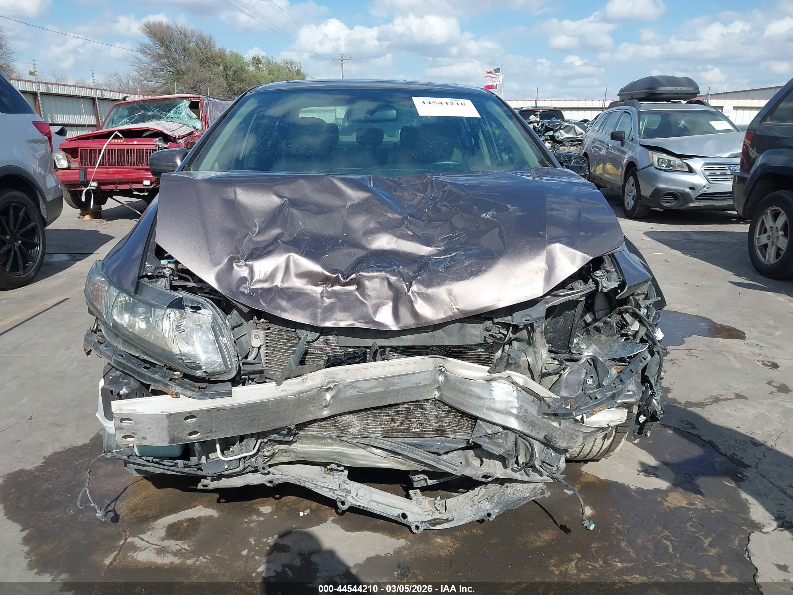 2014 Honda Civic Ex-l Коричневый vin: 19XFB2F90EE082963