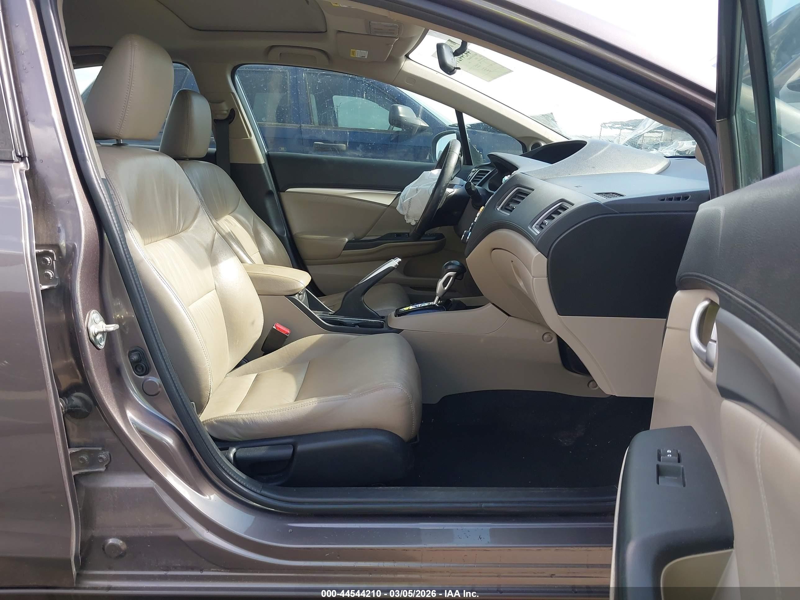 2014 Honda Civic Ex-l Коричневый vin: 19XFB2F90EE082963