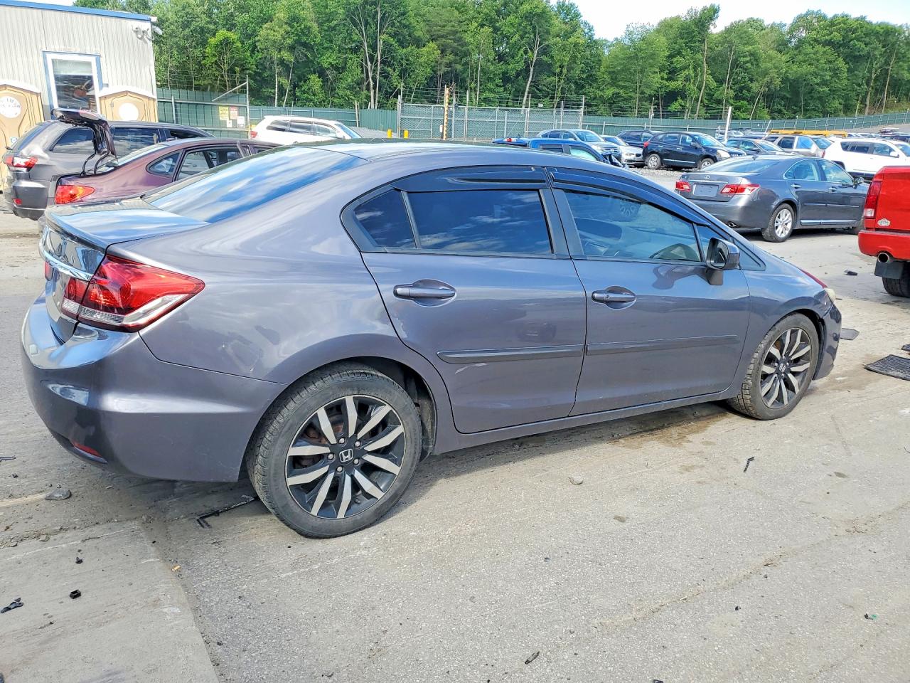 2014 Honda Civic Exl Charcoal vin: 19XFB2F90EE218346