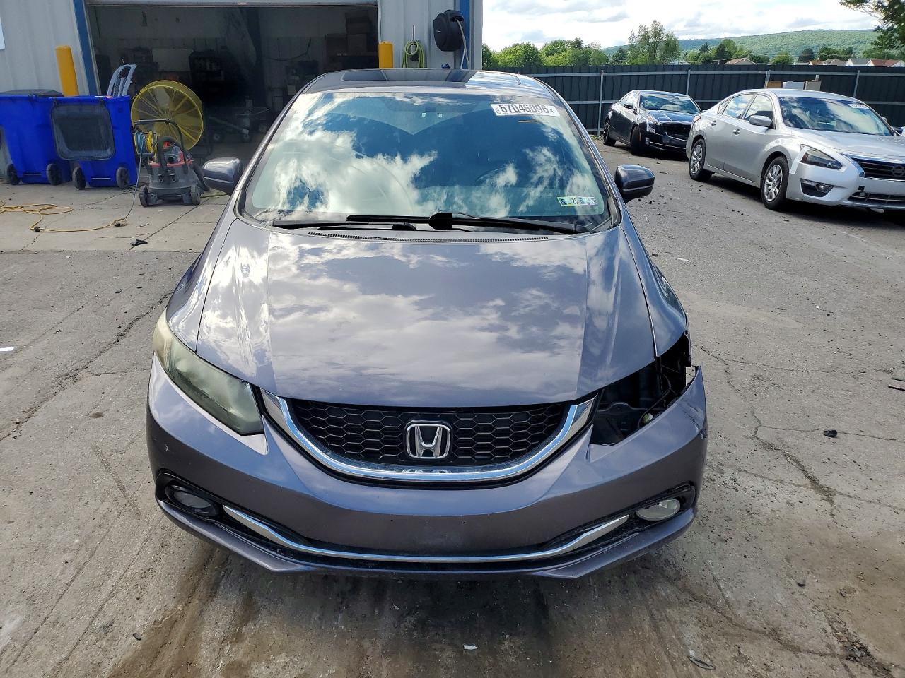 2014 Honda Civic Exl Charcoal vin: 19XFB2F90EE218346