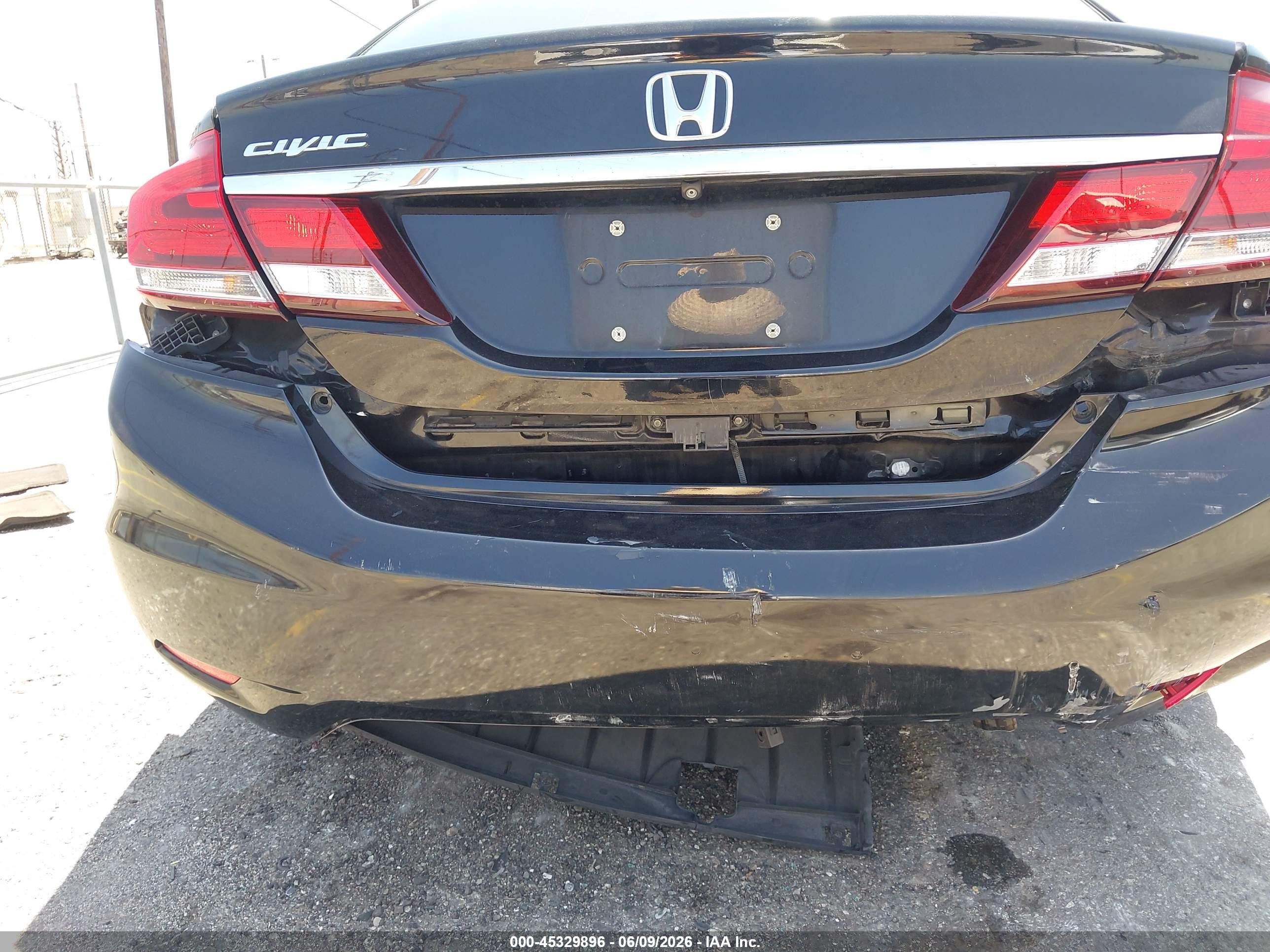 2014 Honda Civic Ex-l Black vin: 19XFB2F90EE247670
