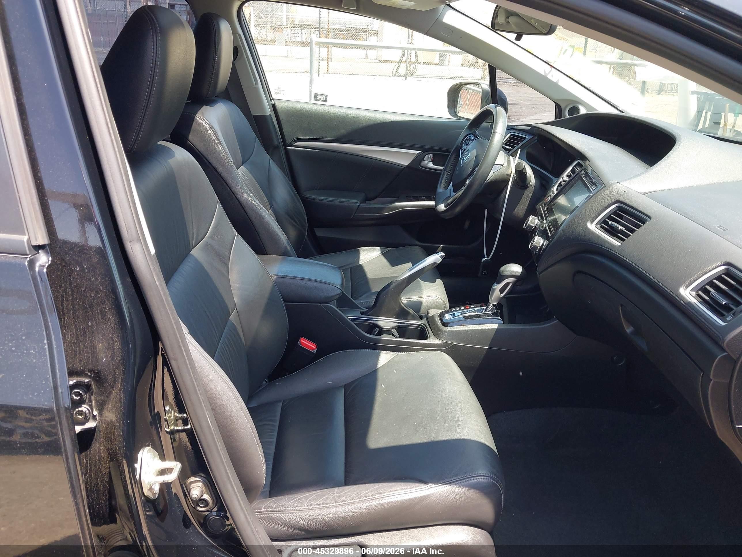2014 Honda Civic Ex-l Black vin: 19XFB2F90EE247670