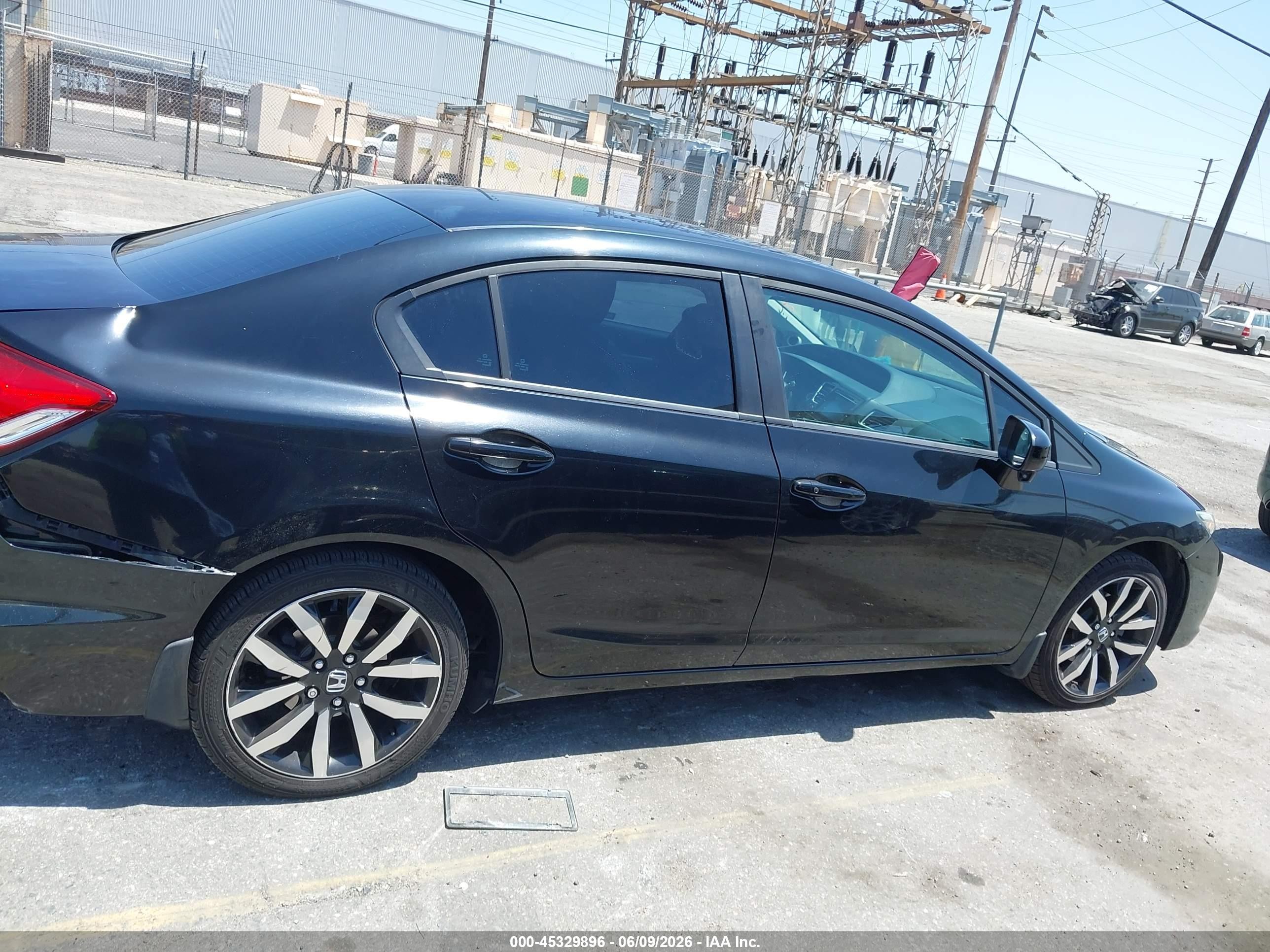 2014 Honda Civic Ex-l Black vin: 19XFB2F90EE247670