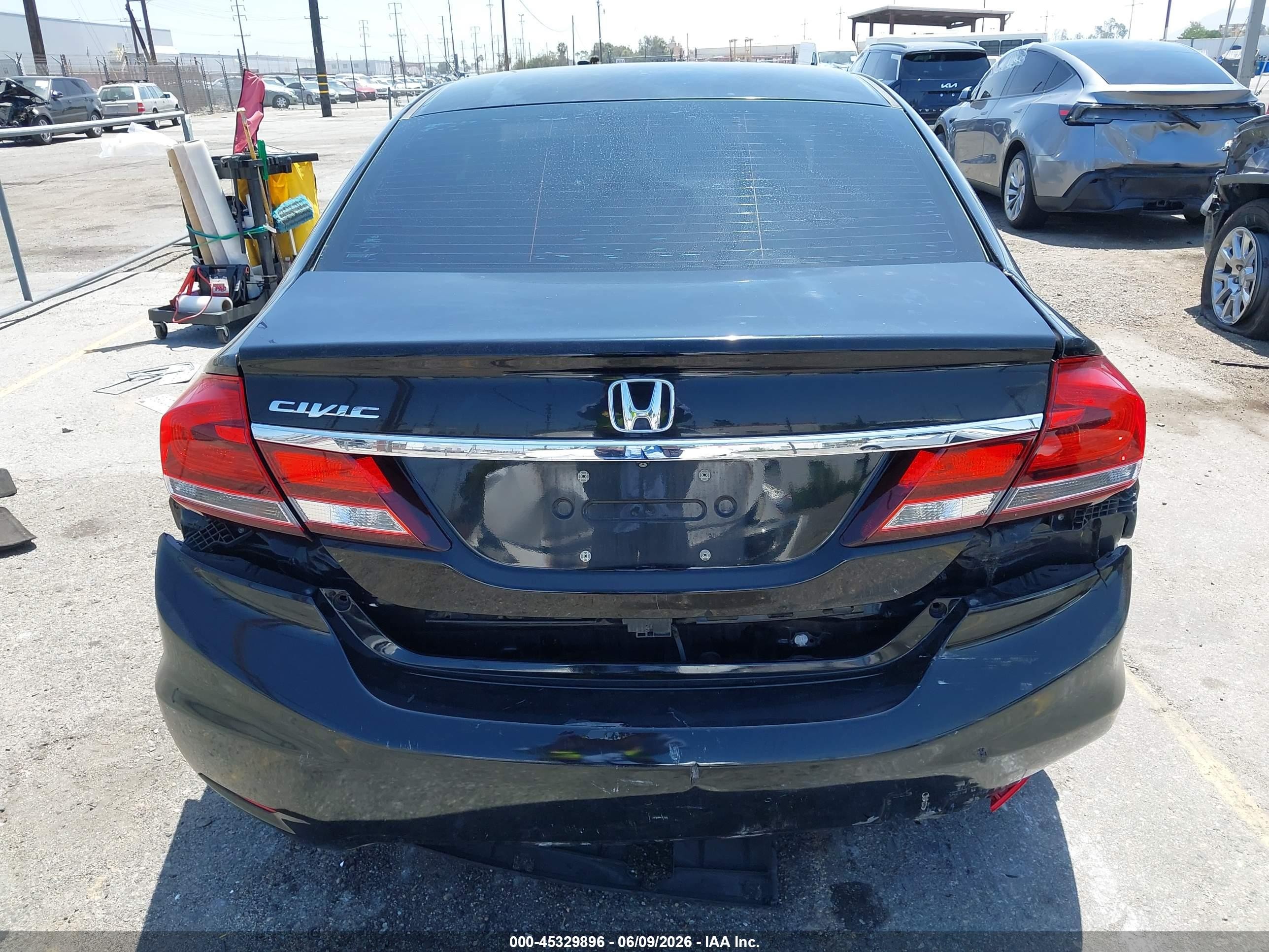2014 Honda Civic Ex-l Black vin: 19XFB2F90EE247670