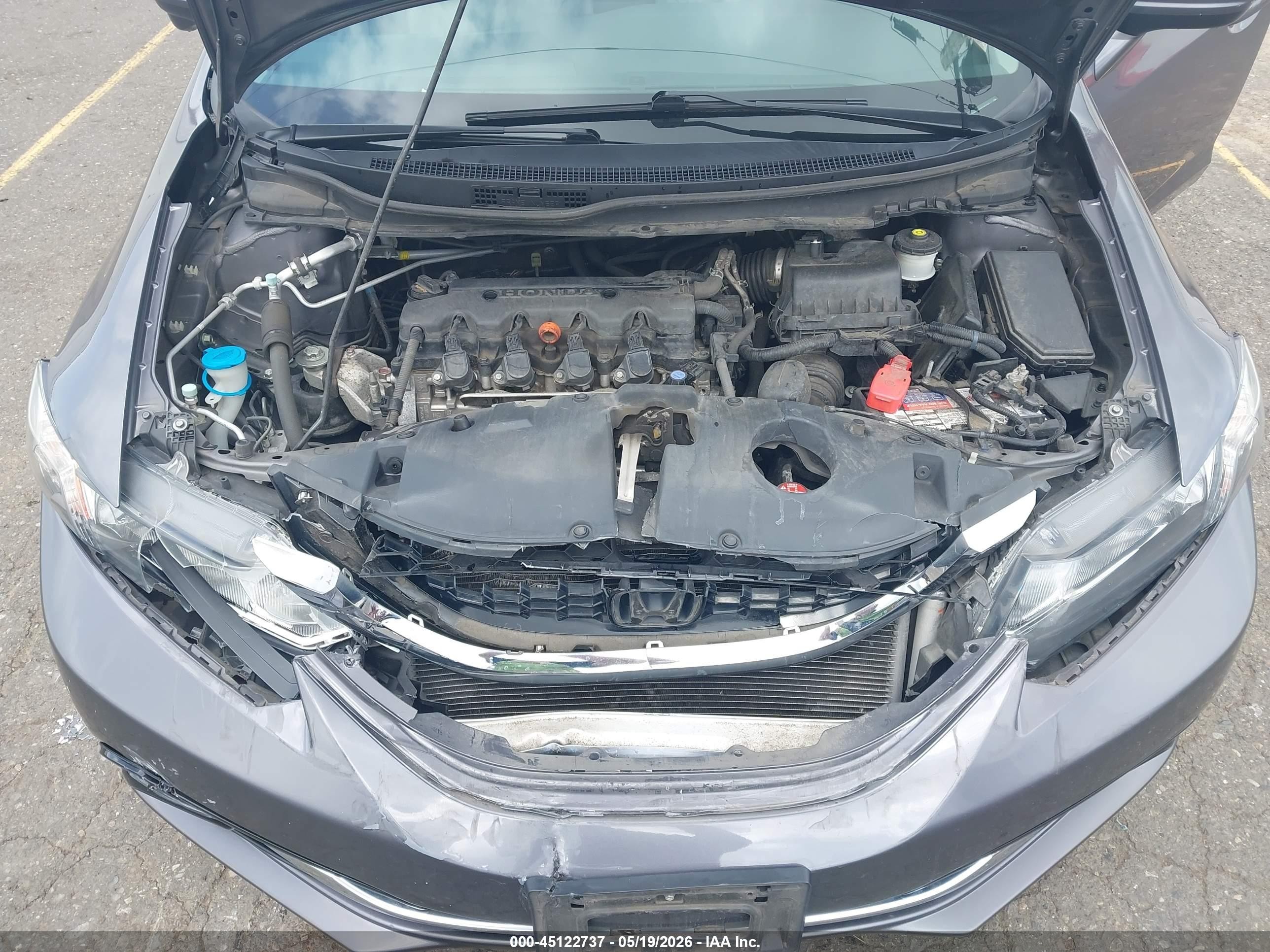 2014 Honda Civic Ex-l Серый vin: 19XFB2F90EE269765