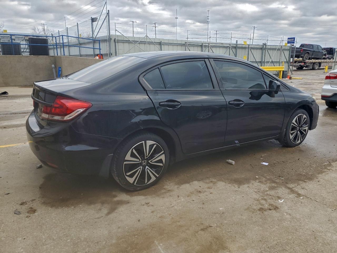 2015 Honda Civic Exl Black vin: 19XFB2F90FE003907