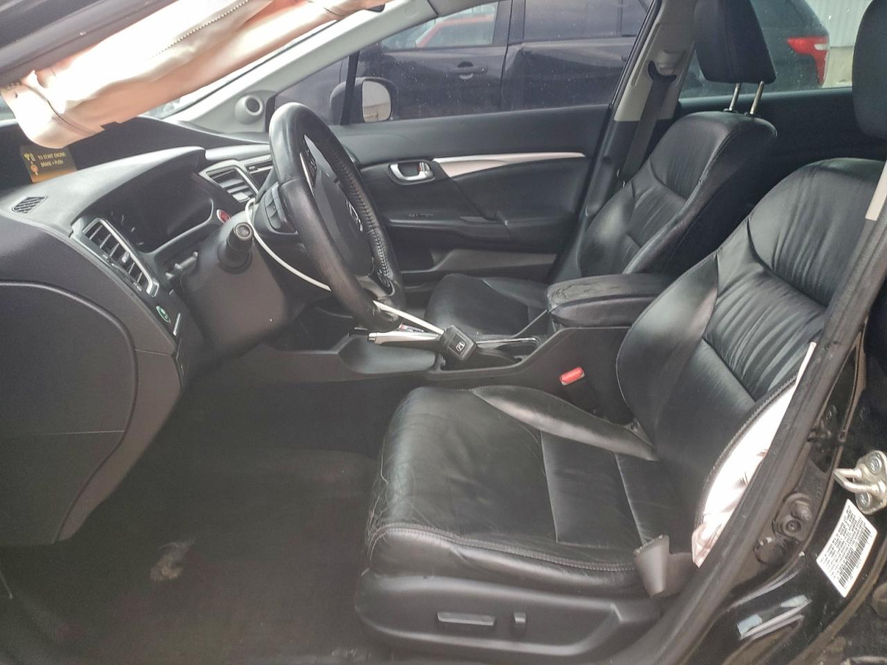 2015 Honda Civic Exl Black vin: 19XFB2F90FE003907