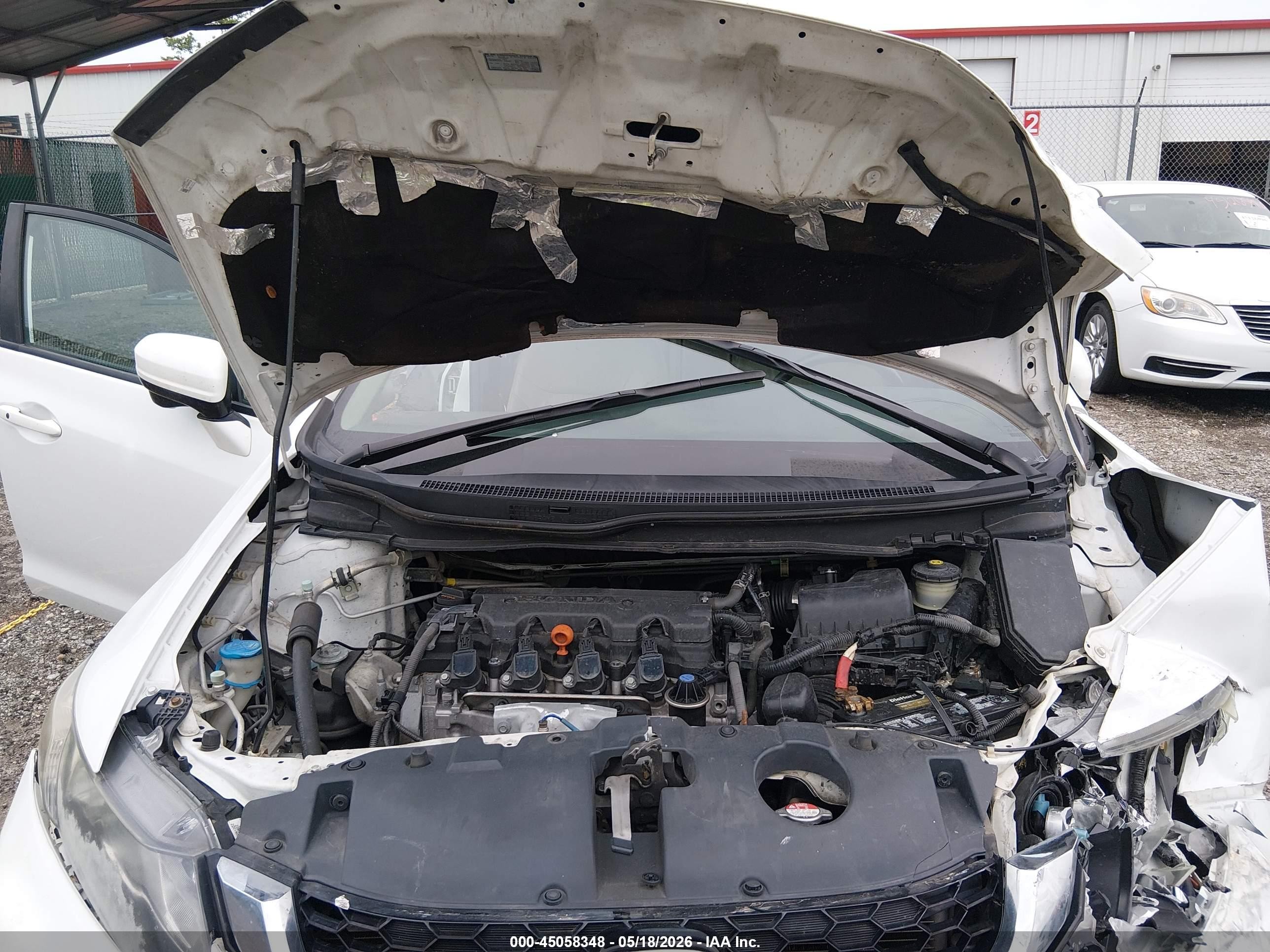 2015 Honda Civic Ex-l Белый vin: 19XFB2F90FE019833