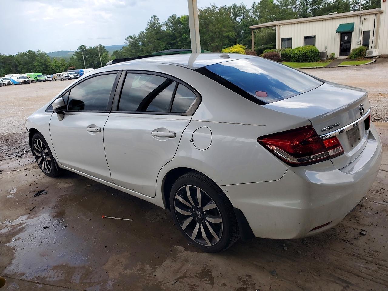 2015 Honda Civic Exl White vin: 19XFB2F90FE021601