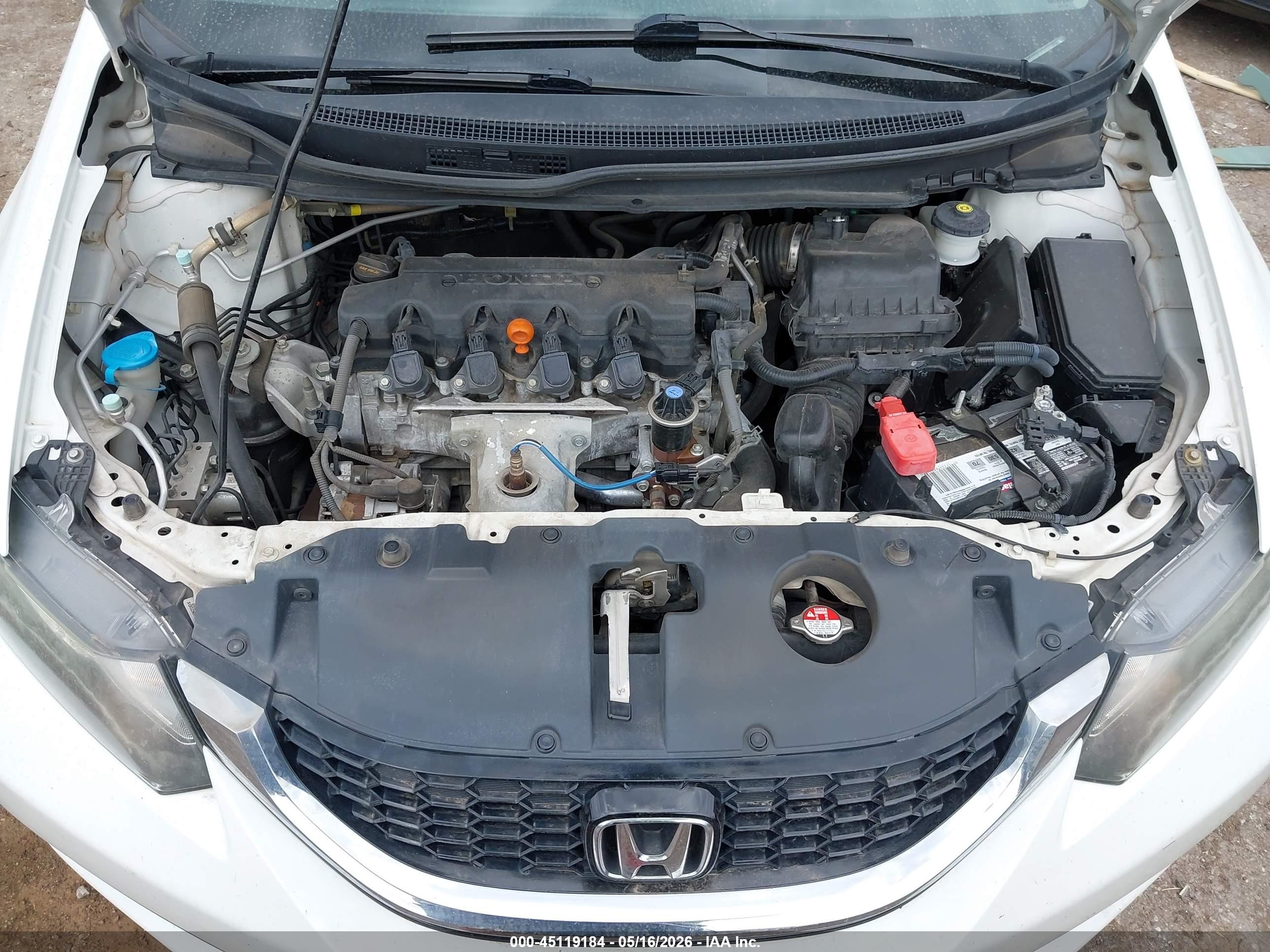 2015 Honda Civic Ex-l White vin: 19XFB2F90FE022554