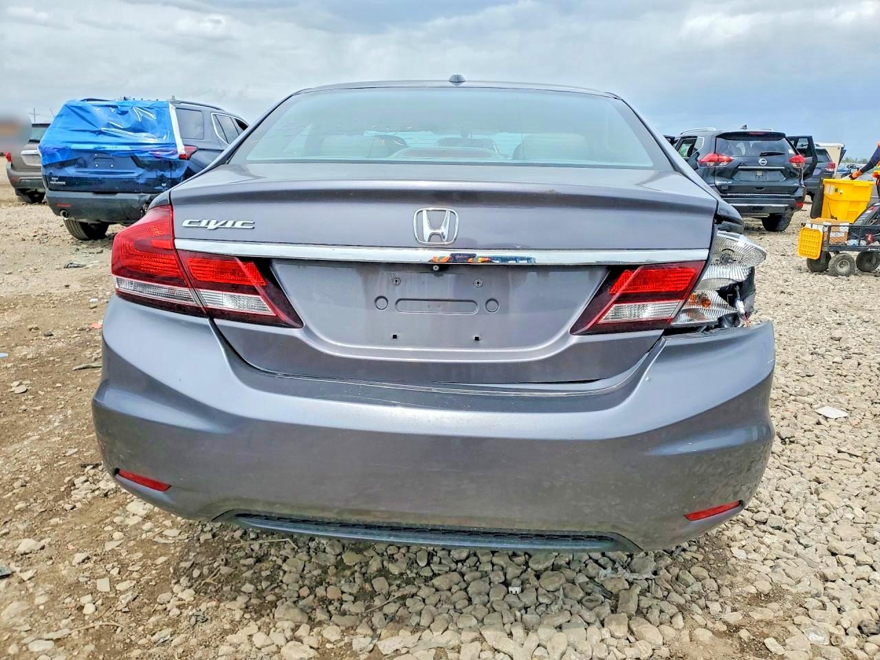 2015 Honda Civic Exl Gray vin: 19XFB2F90FE025180