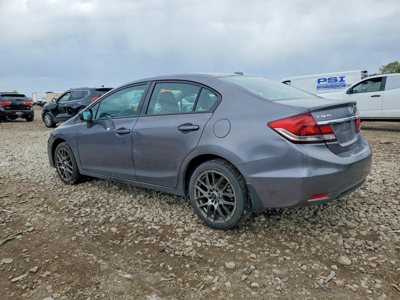 2015 Honda Civic Exl Gray vin: 19XFB2F90FE025180