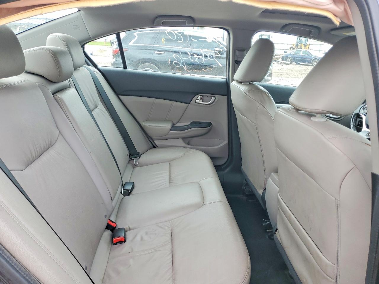 2015 Honda Civic Exl Gray vin: 19XFB2F90FE025180