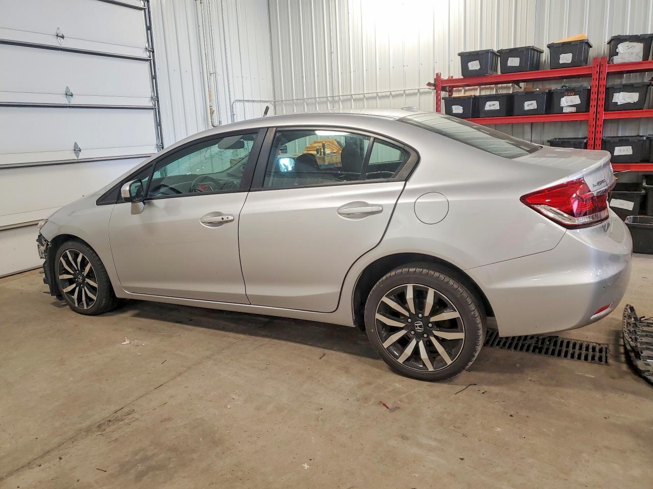 2015 Honda Civic Exl Silver vin: 19XFB2F90FE045705