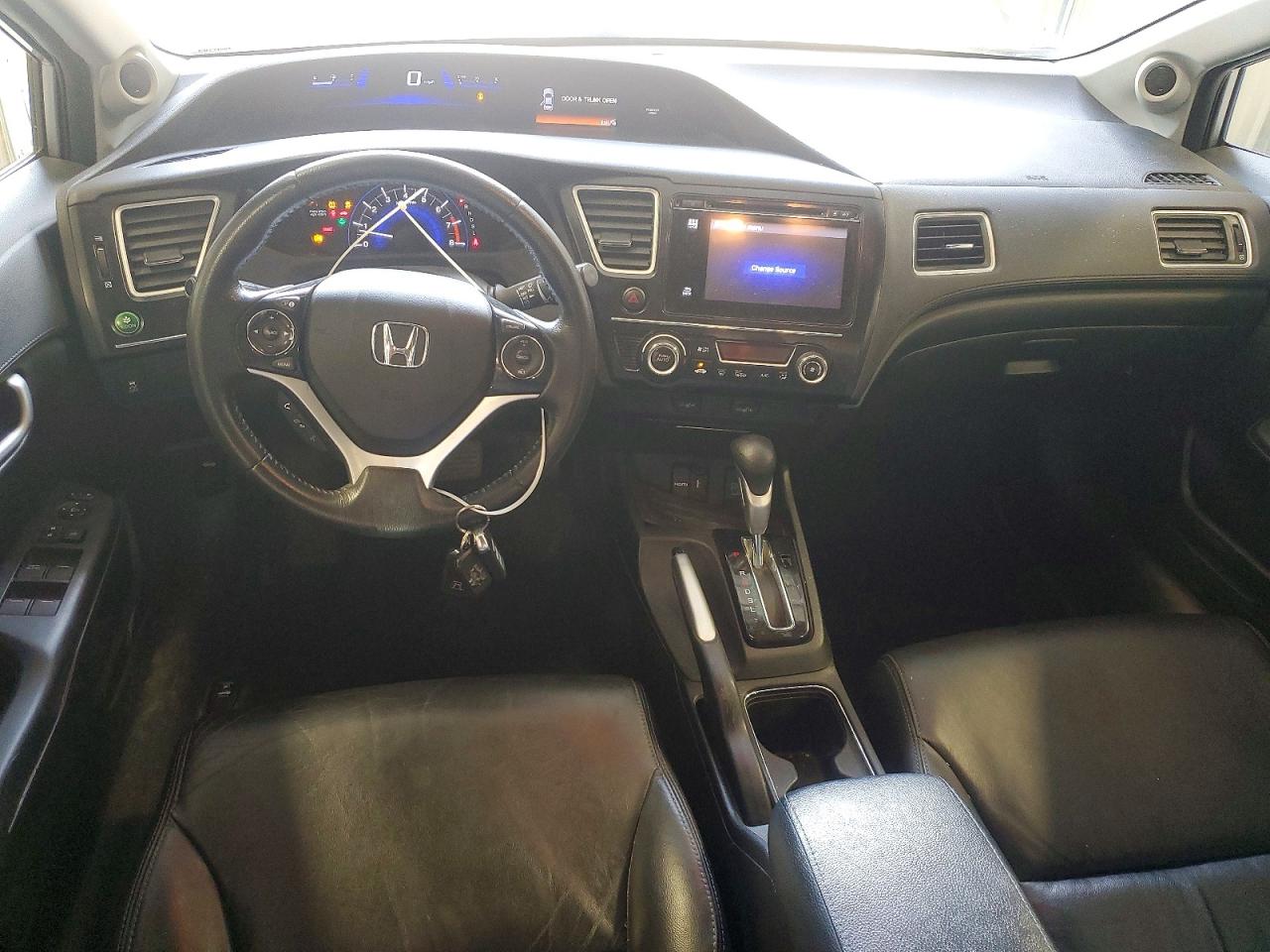 2015 Honda Civic Exl Silver vin: 19XFB2F90FE045705