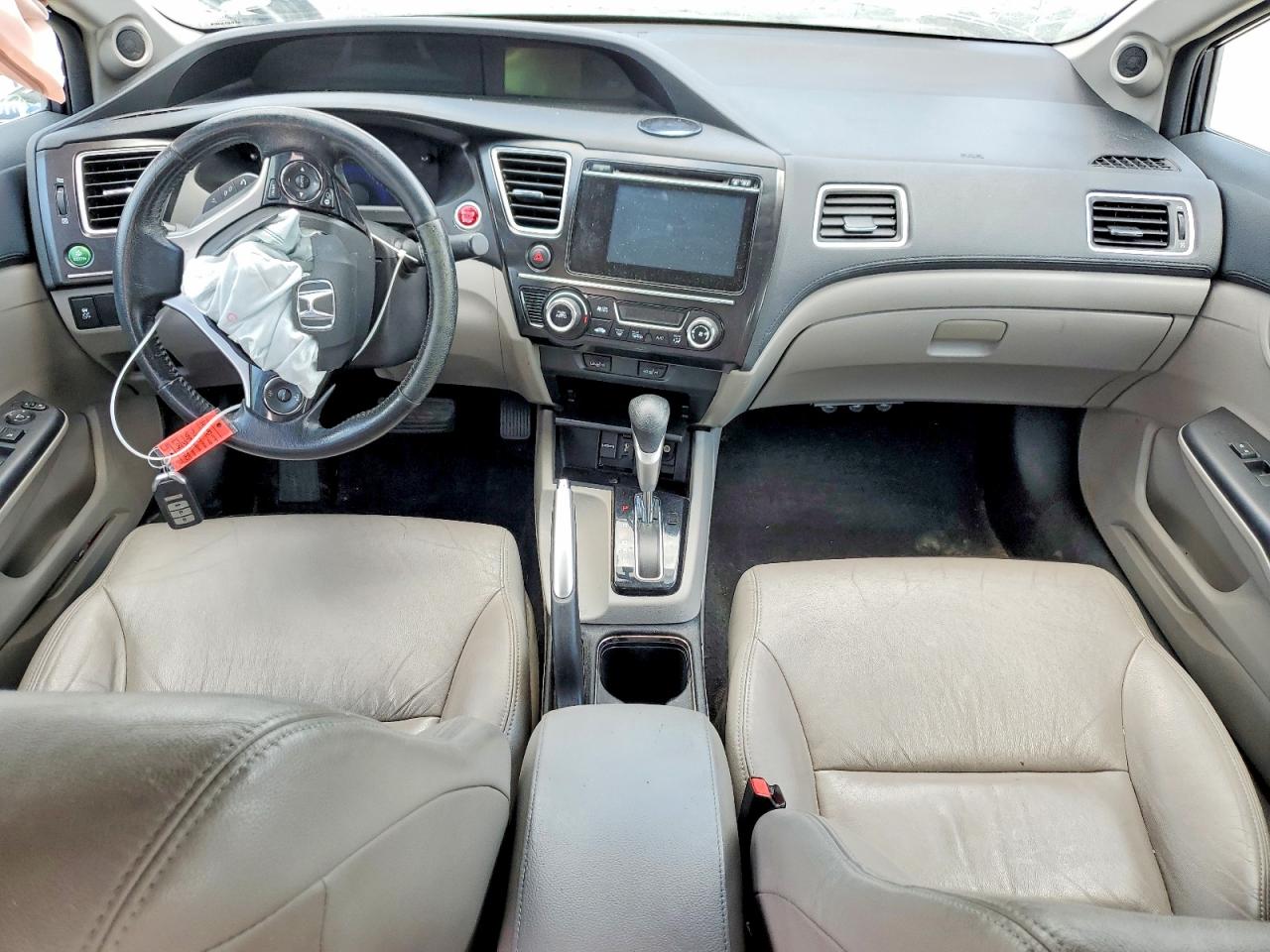 2015 Honda Civic Exl Gray vin: 19XFB2F90FE054307