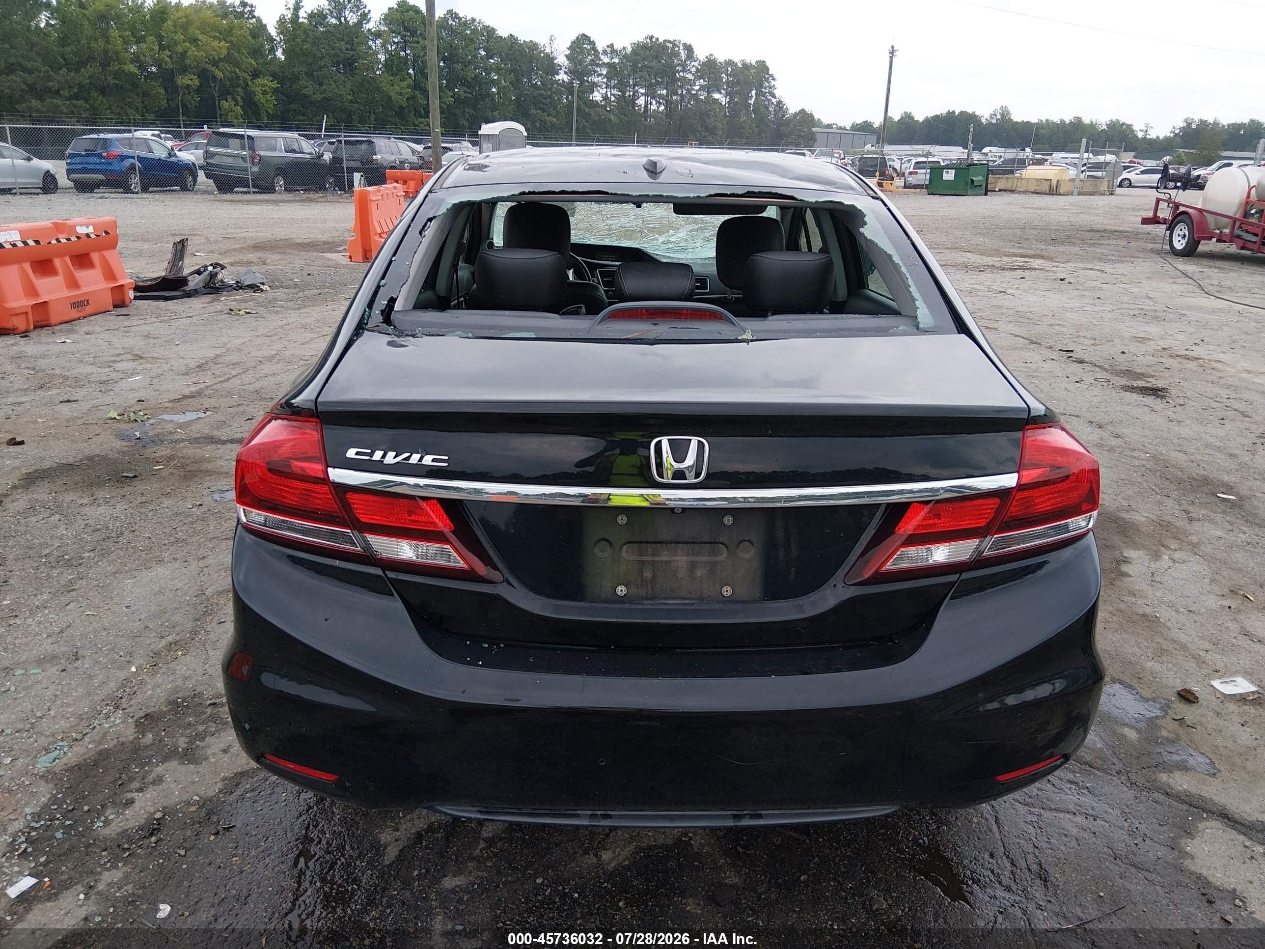 2015 Honda Civic Ex-l Black vin: 19XFB2F90FE055375